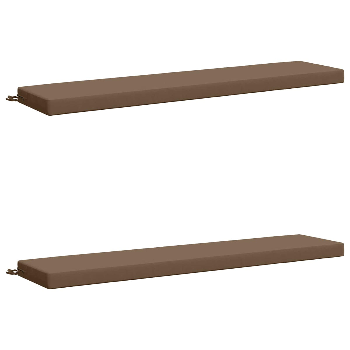 2 dalių suoliuko pagalvės SOEST 2 vnt. 100% poliesteris Taupe