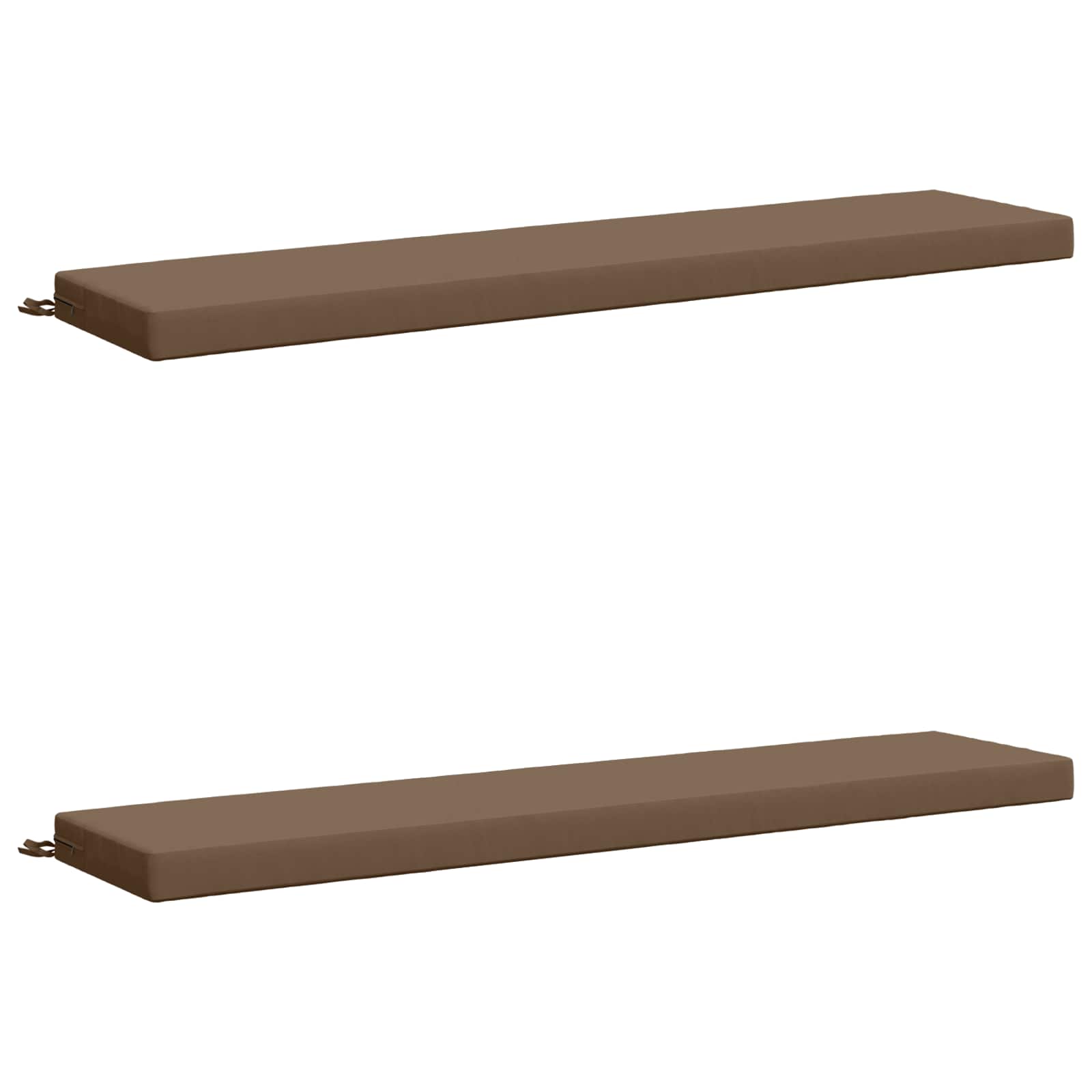 2 dalių suoliuko pagalvės SOEST 2 vnt. 100% poliesteris Taupe
