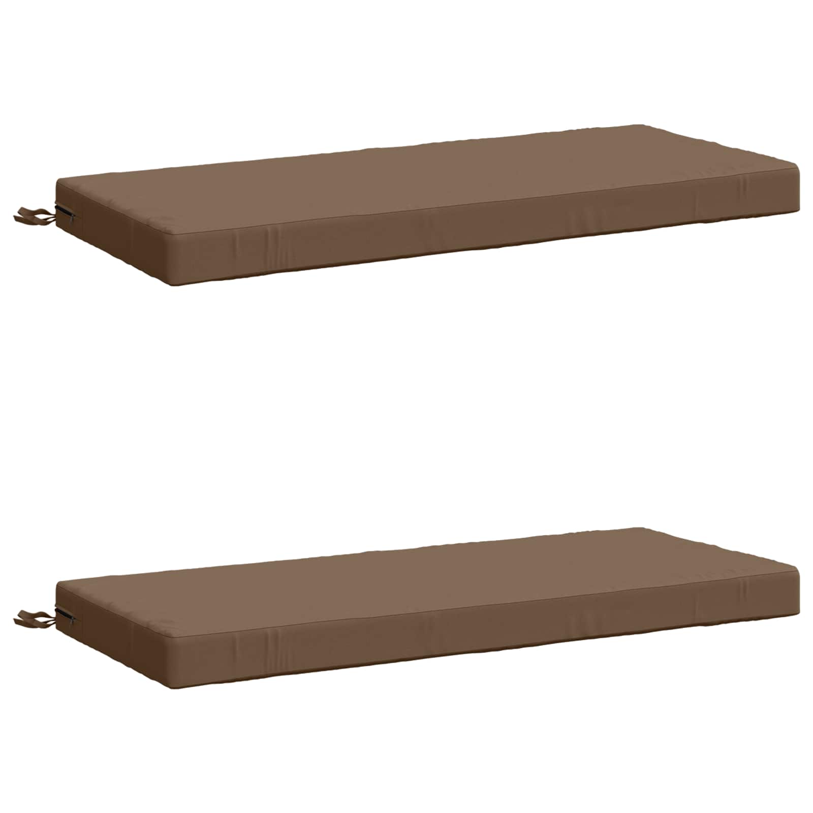 2 dalių suoliuko pagalvės SOEST 2 vnt. 100% poliesteris Taupe