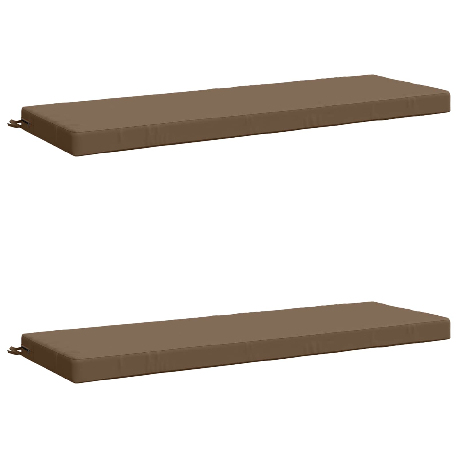 2 dalių suoliuko pagalvės SOEST 2 vnt. 100% poliesteris Taupe