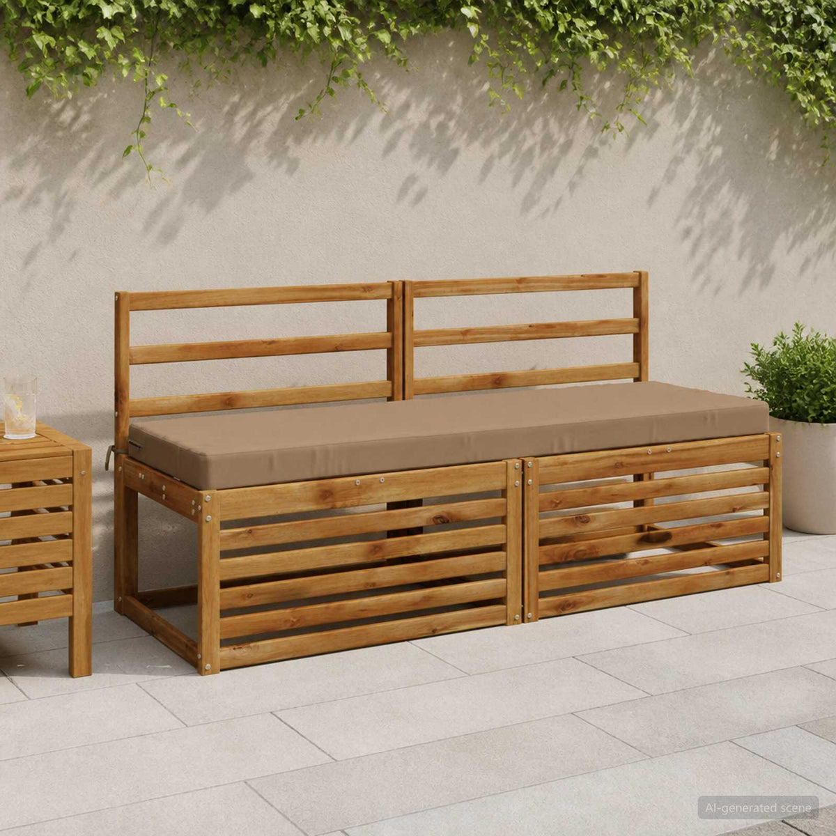 Suoliuko pagalvė SOEST 100% poliesteris Taupe 150 x 50 x 8 cm