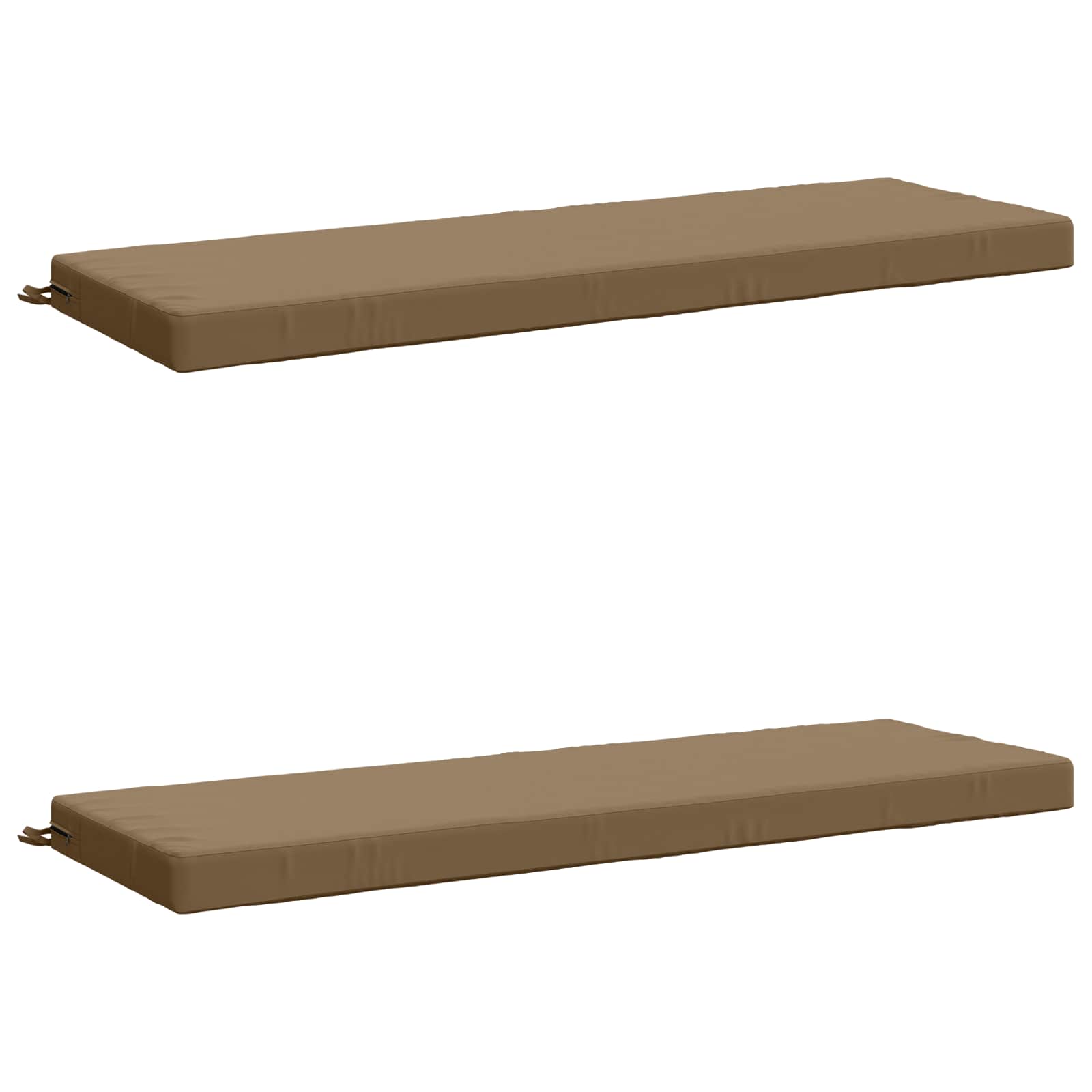2 dalių suoliuko pagalvės SOEST 2 vnt. 100% poliesteris Taupe