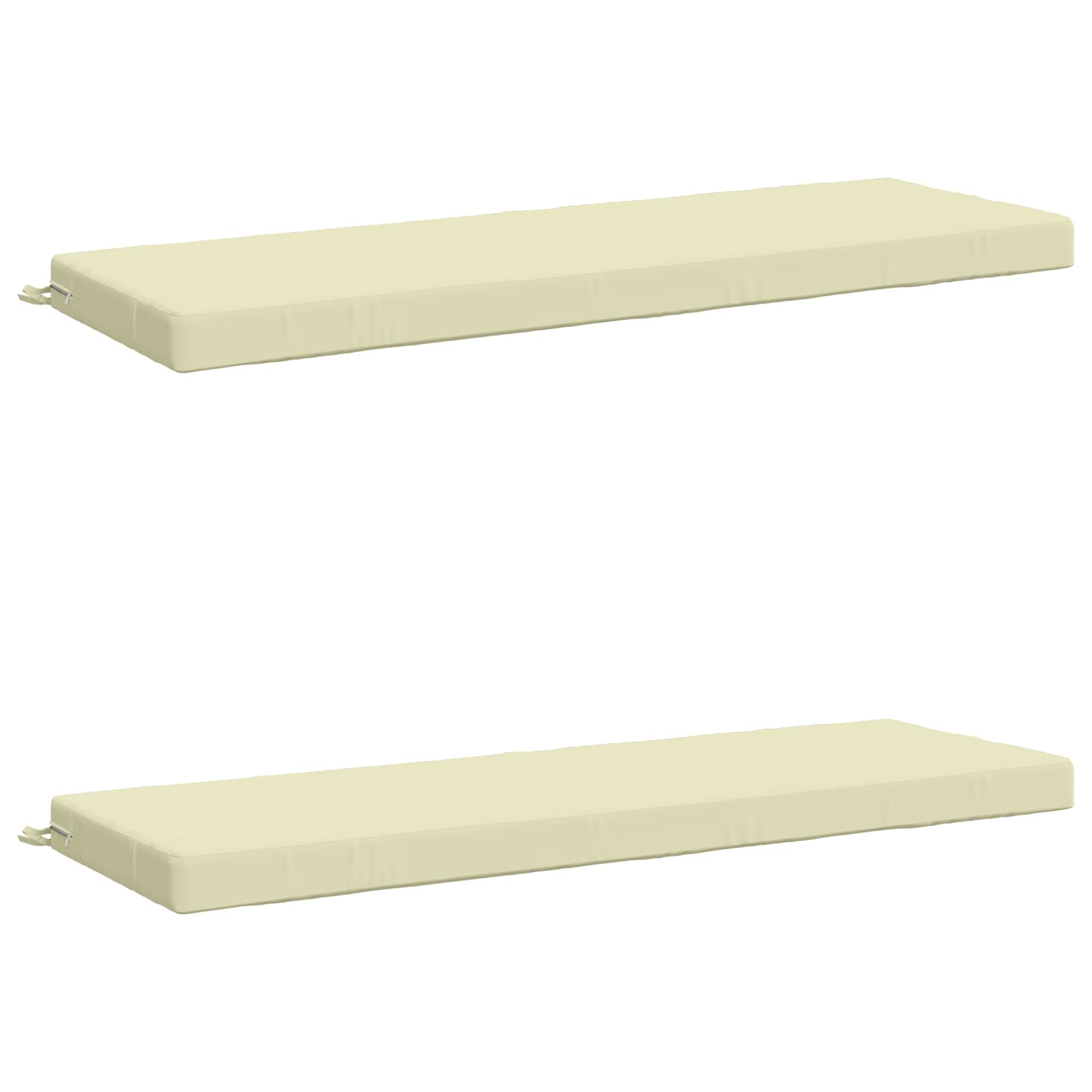 2 dalių suoliuko pagalvės SOEST 2 vnt. 100% poliesteris Kreminė