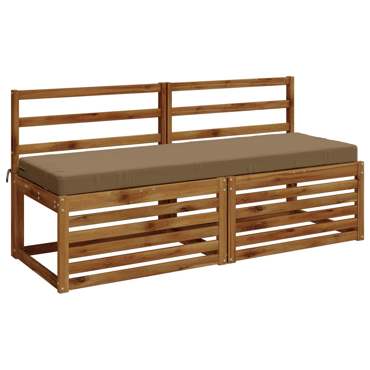 2 dalių suoliuko pagalvės SOEST 2 vnt. 100% poliesteris Taupe