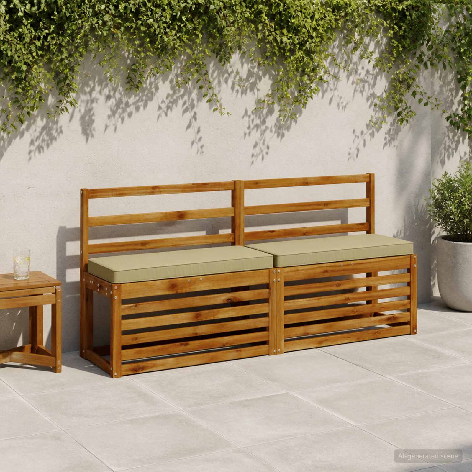 2 dalių suoliuko pagalvės VUGHT 2 pcs 100% poliesteris
