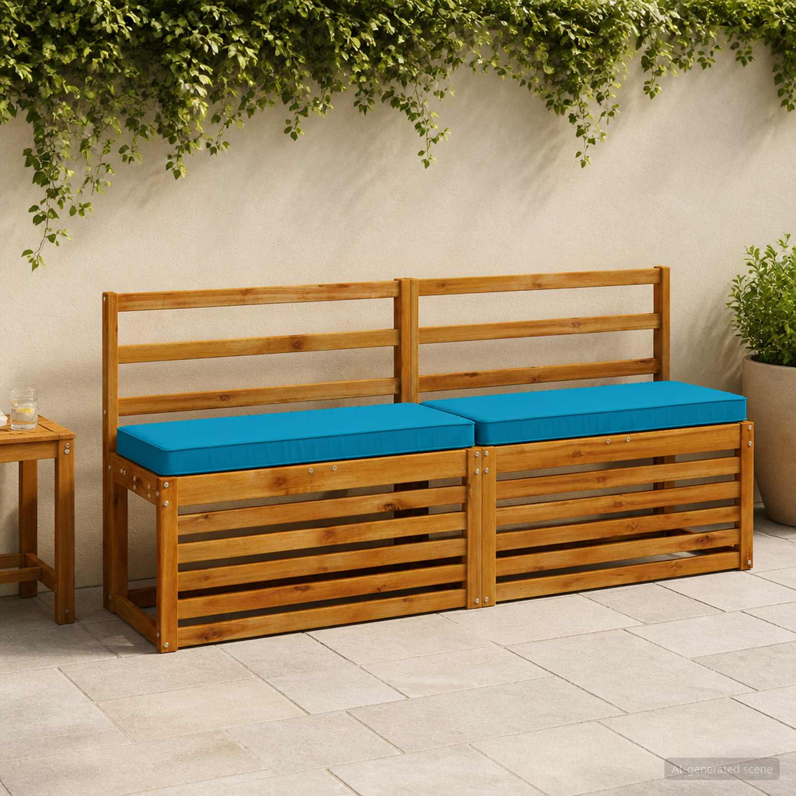 2 dalių suoliuko pagalvės VUGHT 2 pcs 100% poliesteris