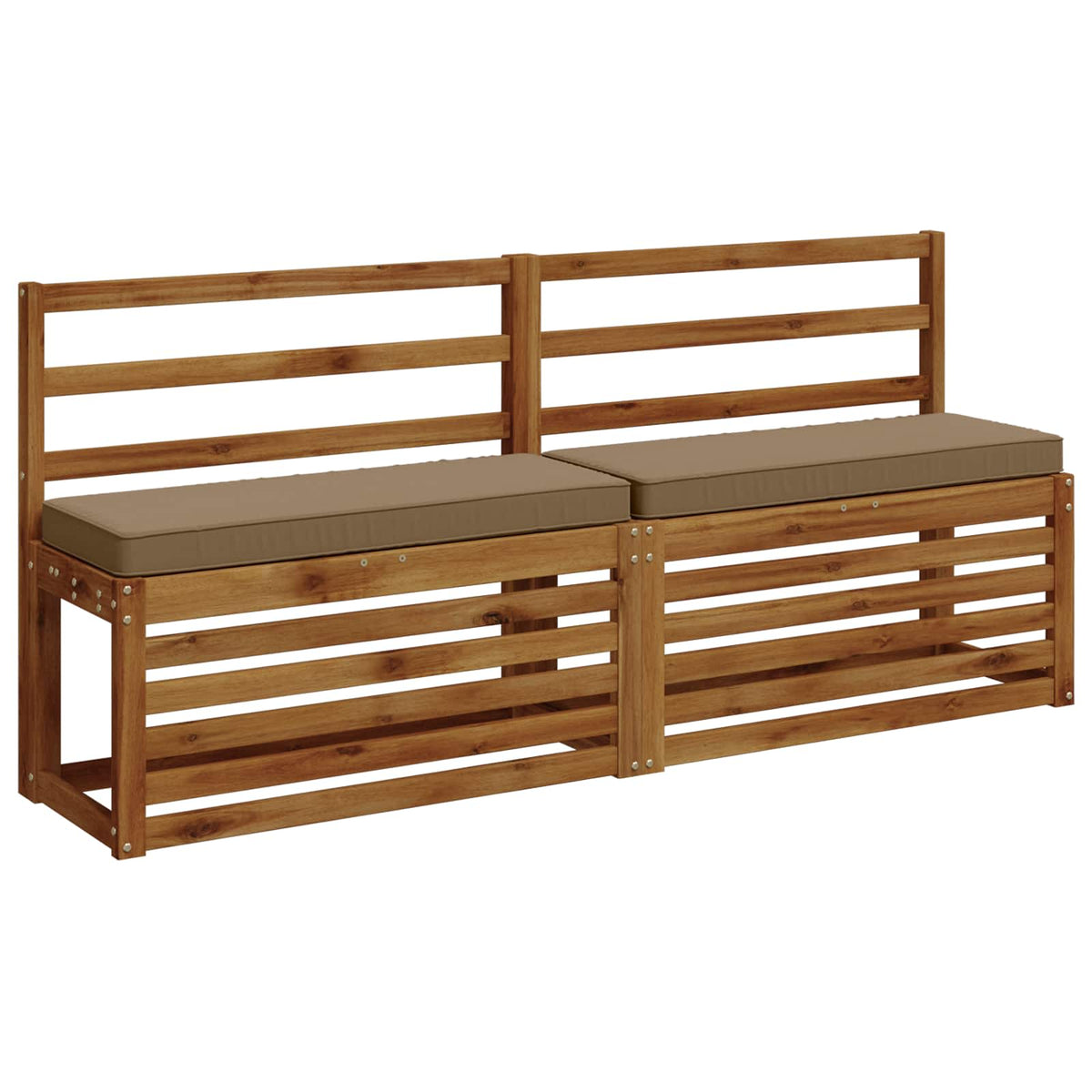 2 dalių suoliuko pagalvės VUGHT 2 pcs 100% poliesteris Taupe