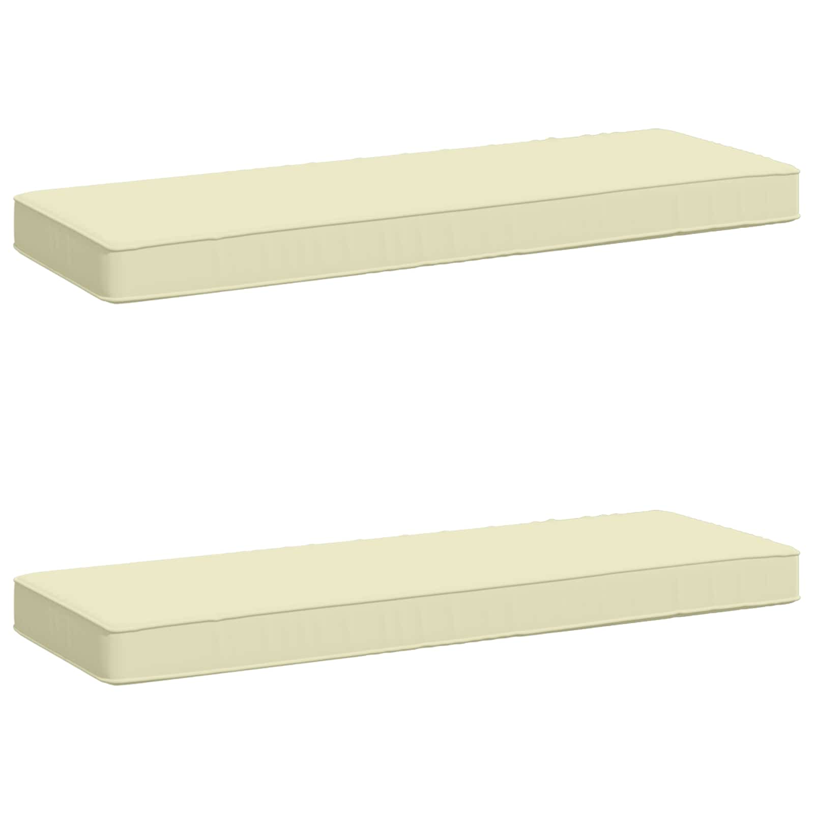 2 dalių suoliuko pagalvės VUGHT 2 pcs 100% poliesteris Kreminė
