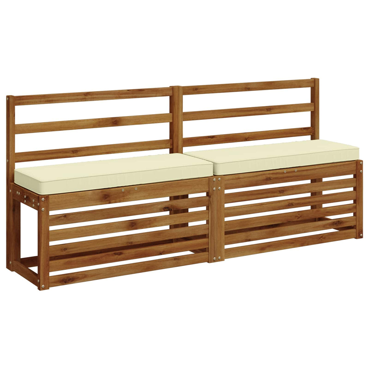 2 dalių suoliuko pagalvės VUGHT 2 pcs 100% poliesteris Kreminė