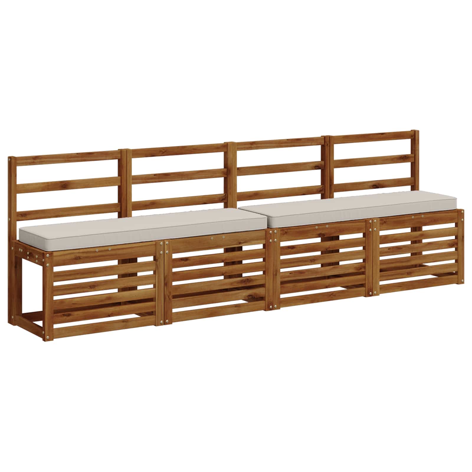 2 dalių suoliuko pagalvės VUGHT 2 pcs 100% poliesteris Balta