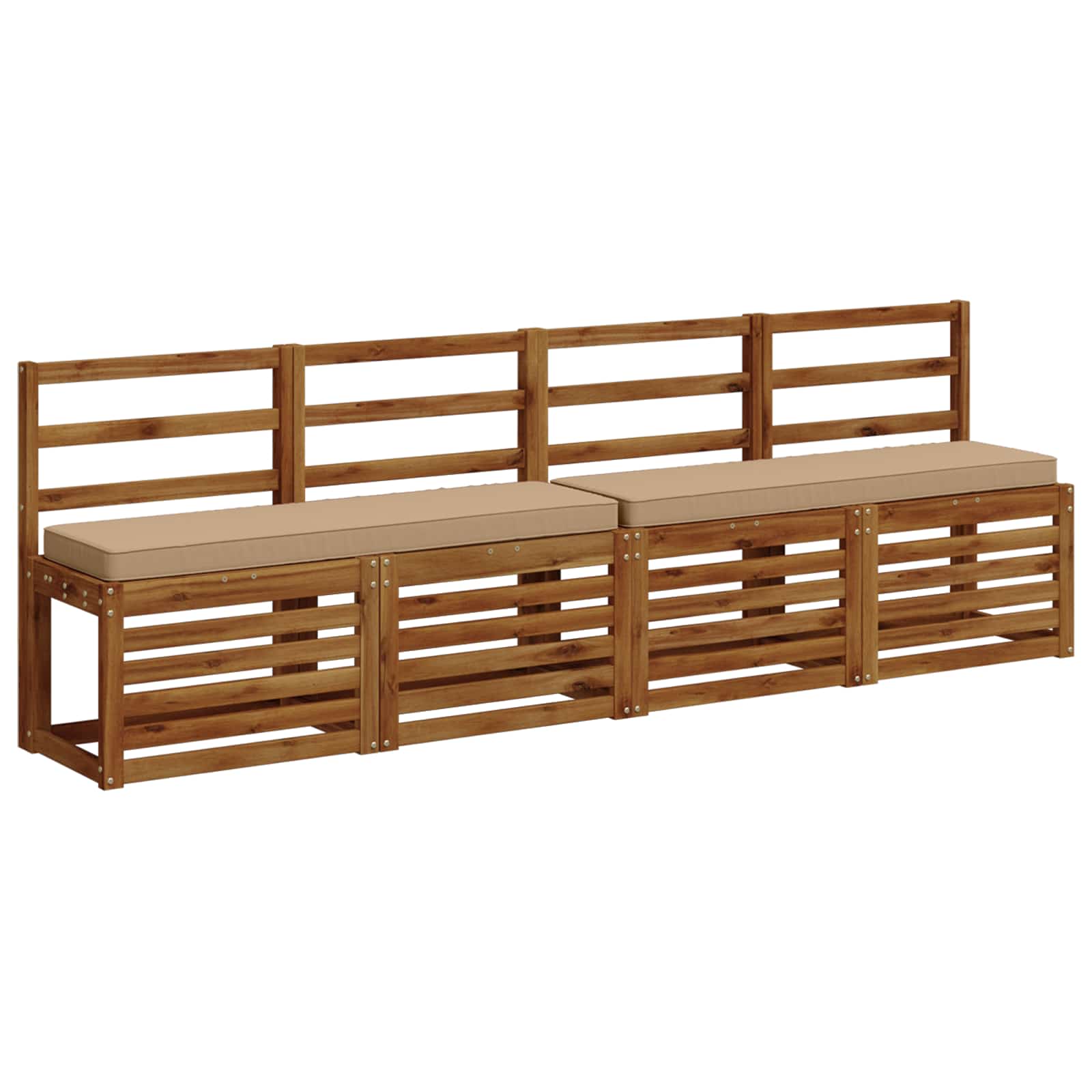 2 dalių suoliuko pagalvės VUGHT 2 pcs 100% poliesteris Smėlio
