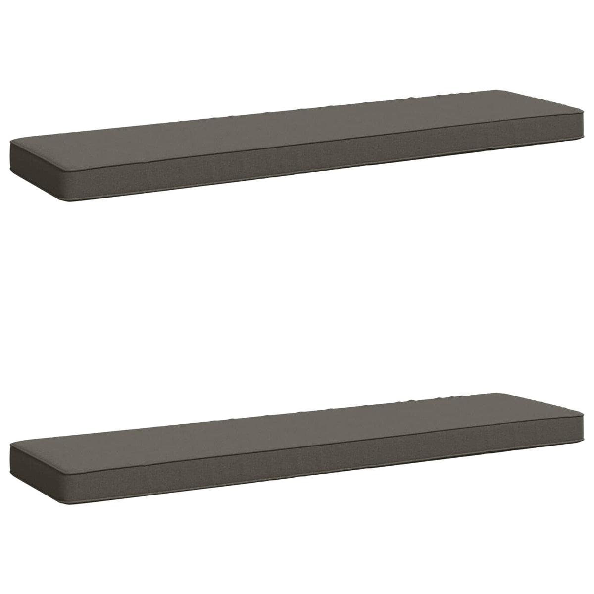 2 dalių suoliuko pagalvės VUGHT 2 pcs 100% poliesteris Pilka