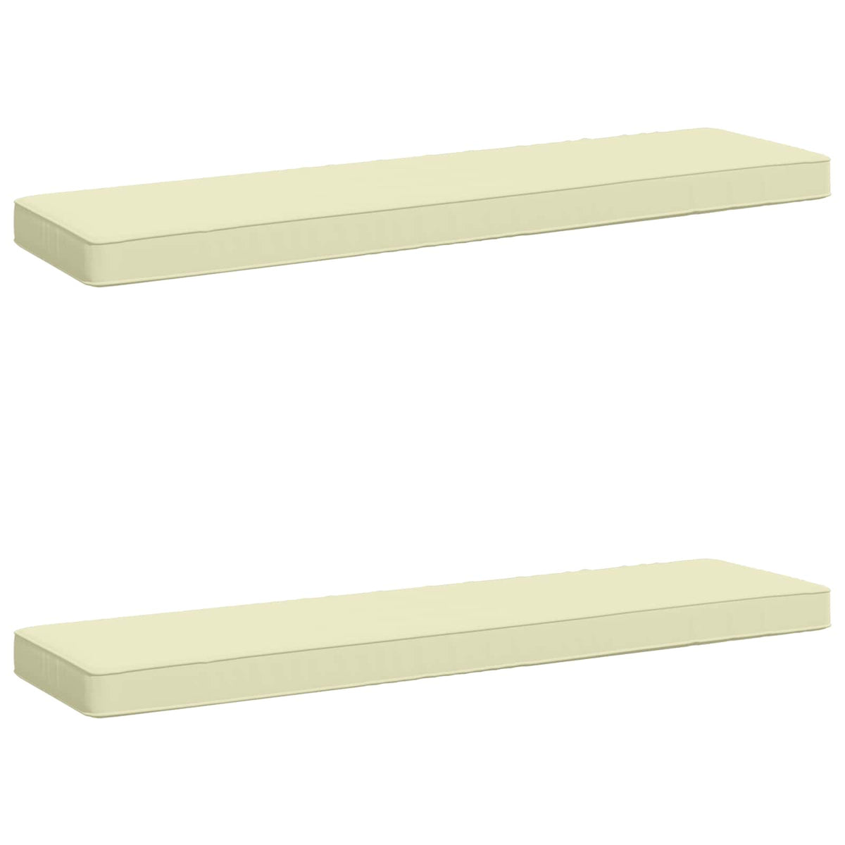 2 dalių suoliuko pagalvės VUGHT 2 pcs 100% poliesteris Kreminė
