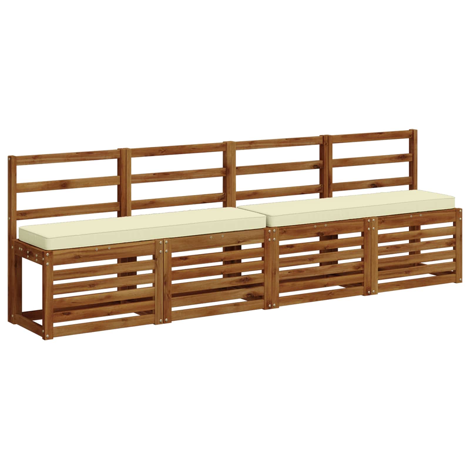 2 dalių suoliuko pagalvės VUGHT 2 pcs 100% poliesteris Kreminė