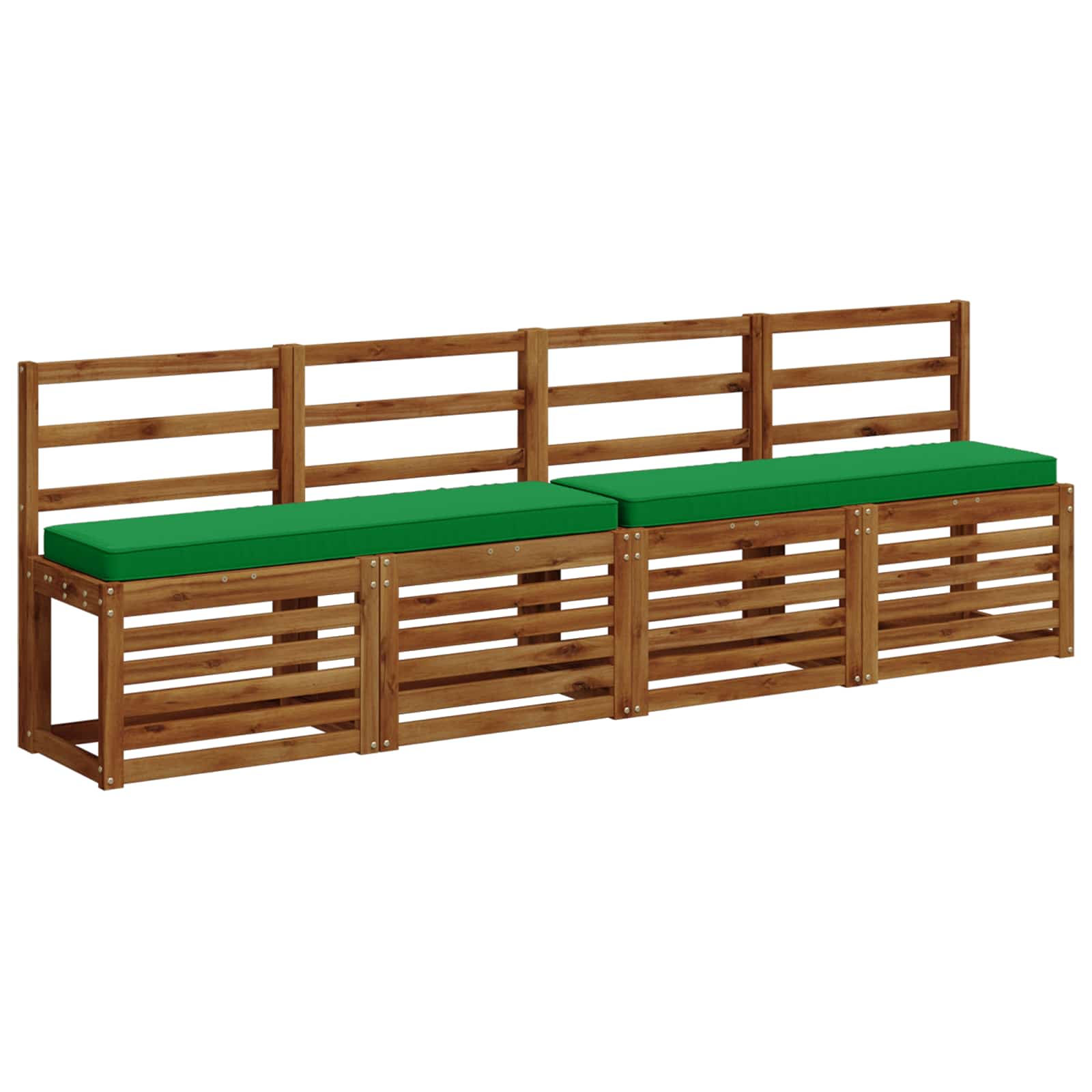 2 dalių suoliuko pagalvės VUGHT 2 pcs 100% poliesteris Žalia