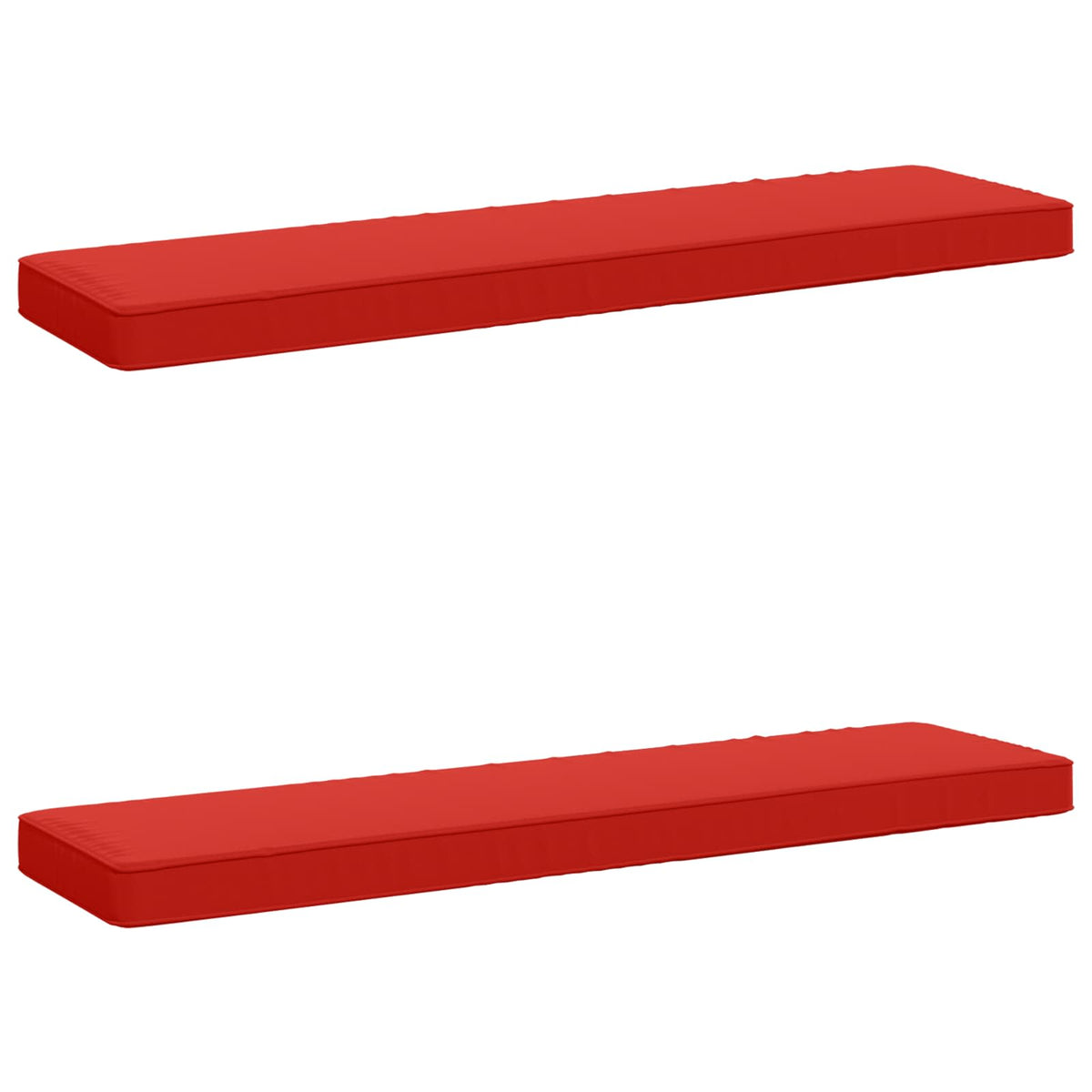2 dalių suoliuko pagalvės VUGHT 2 pcs 100% poliesteris Raudona