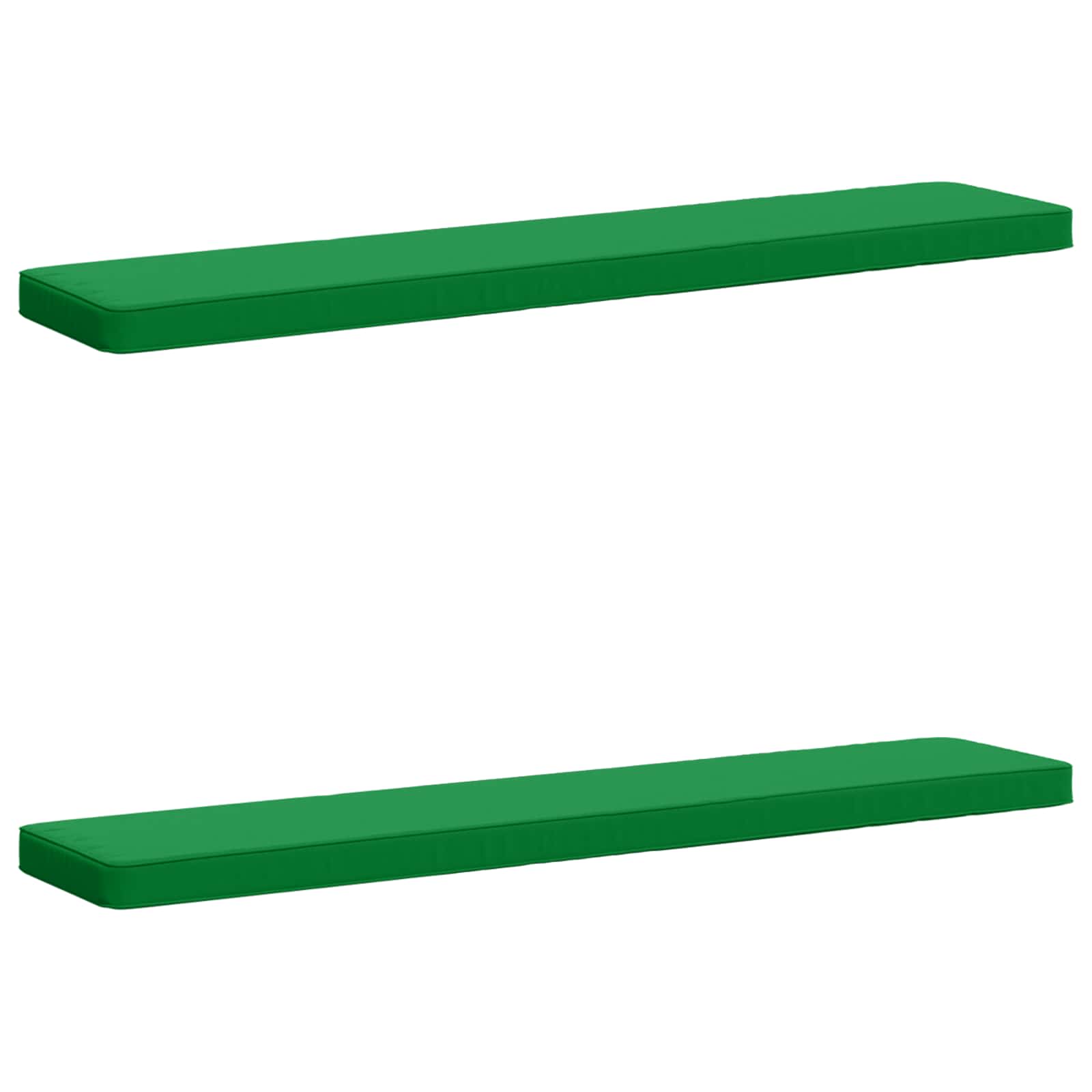 2 dalių suoliuko pagalvės VUGHT 2 pcs 100% poliesteris Žalia
