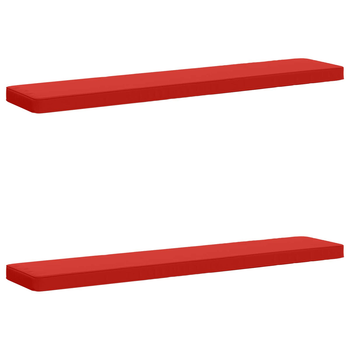 2 dalių suoliuko pagalvės VUGHT 2 pcs 100% poliesteris Raudona