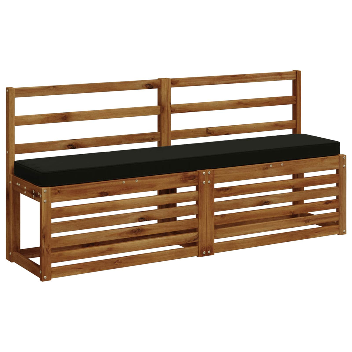 2 dalių suoliuko pagalvės VUGHT 2 pcs 100% poliesteris Juoda