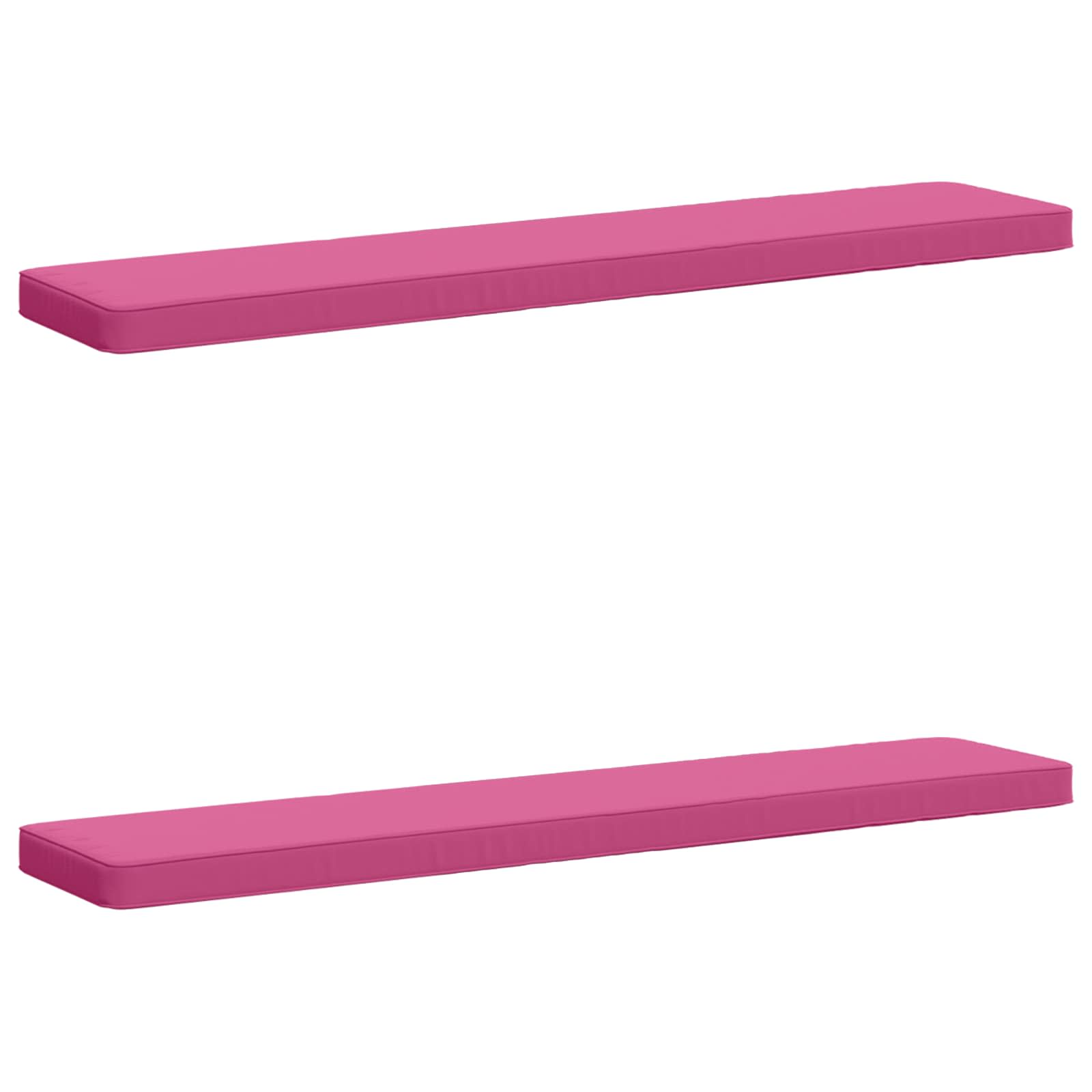 2 dalių suoliuko pagalvės VUGHT 2 pcs 100% poliesteris Rožinė