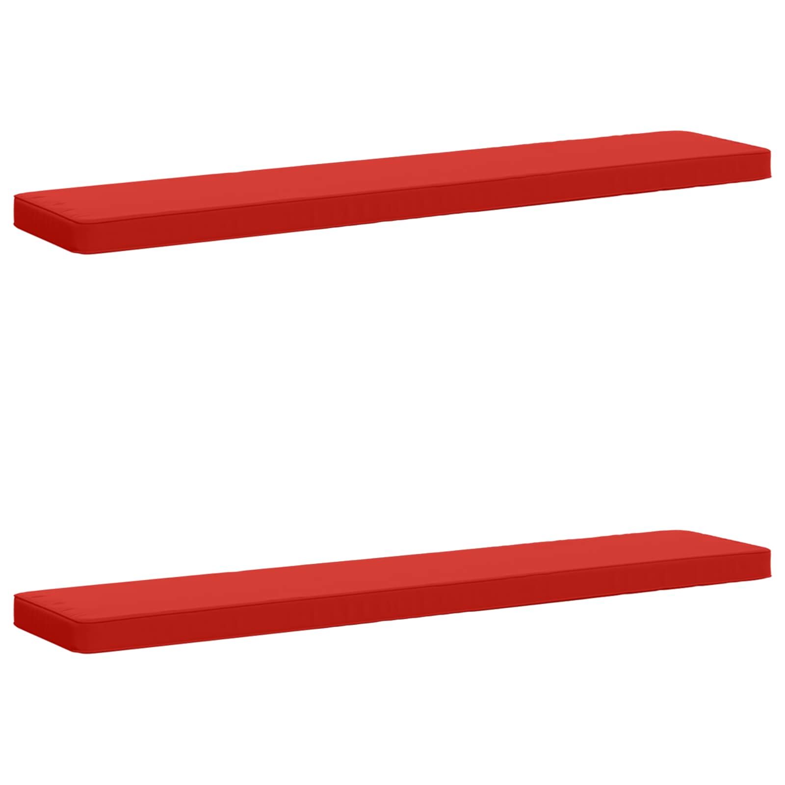 2 dalių suoliuko pagalvės VUGHT 2 pcs 100% poliesteris Raudona
