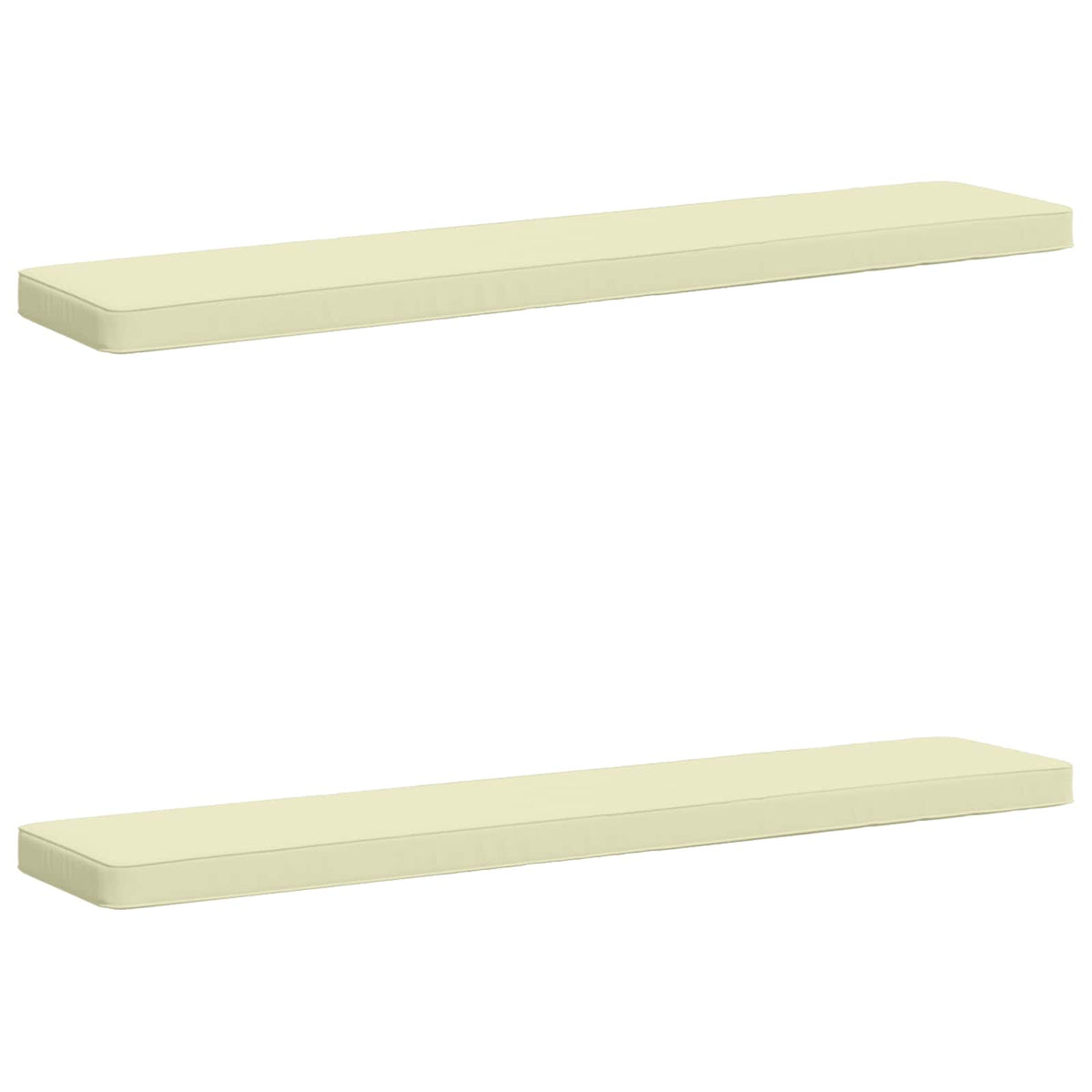 2 dalių suoliuko pagalvės VUGHT 2 pcs 100% poliesteris Kreminė