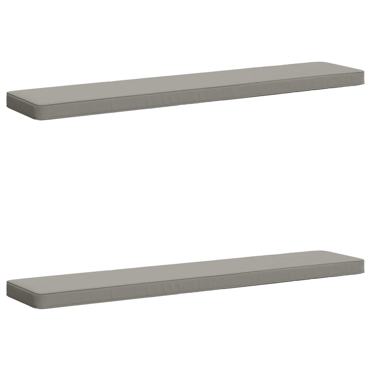 2 dalių suoliuko pagalvės VUGHT 2 pcs 100% poliesteris Pilka