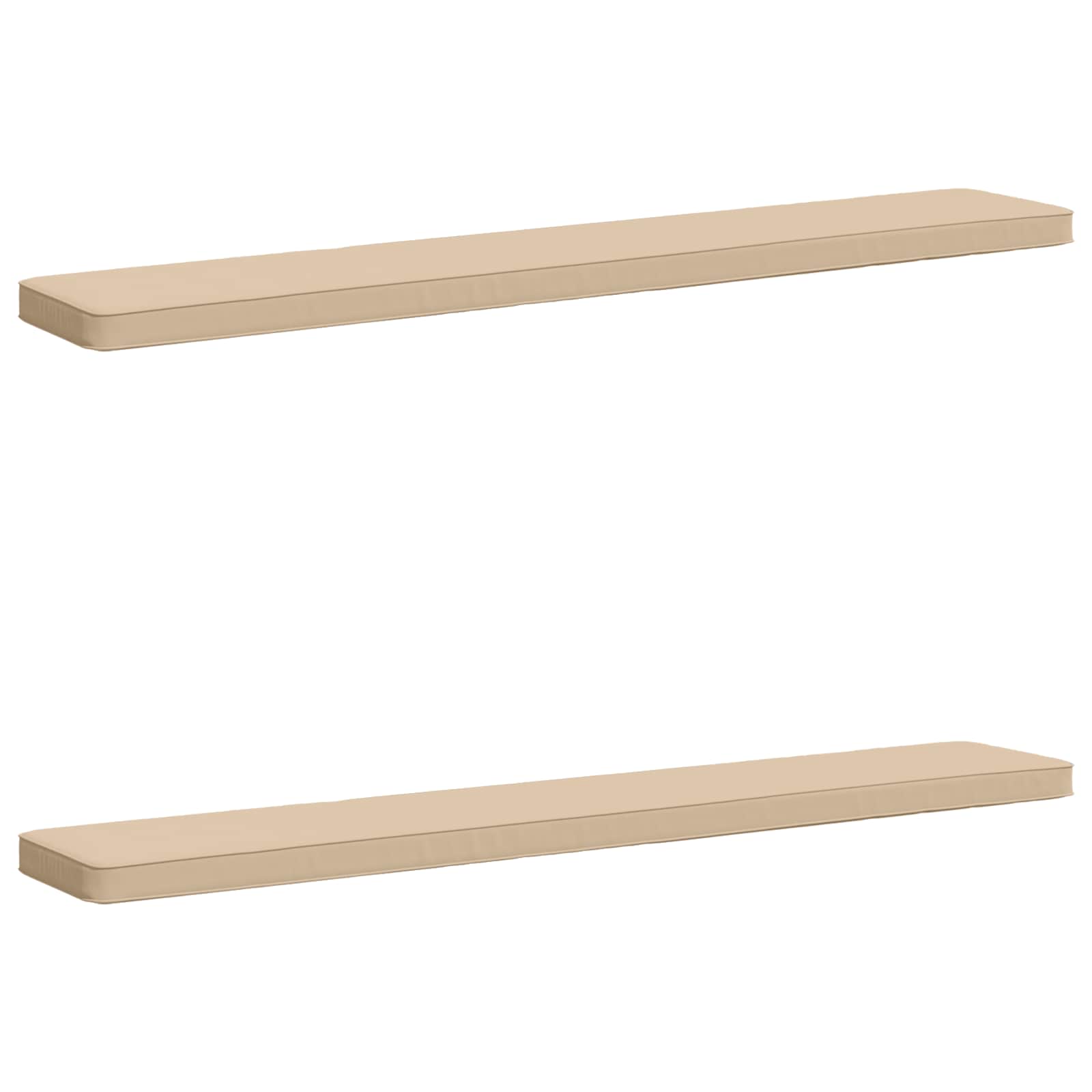 2 dalių suoliuko pagalvės VUGHT 2 pcs 100% poliesteris Kreminė