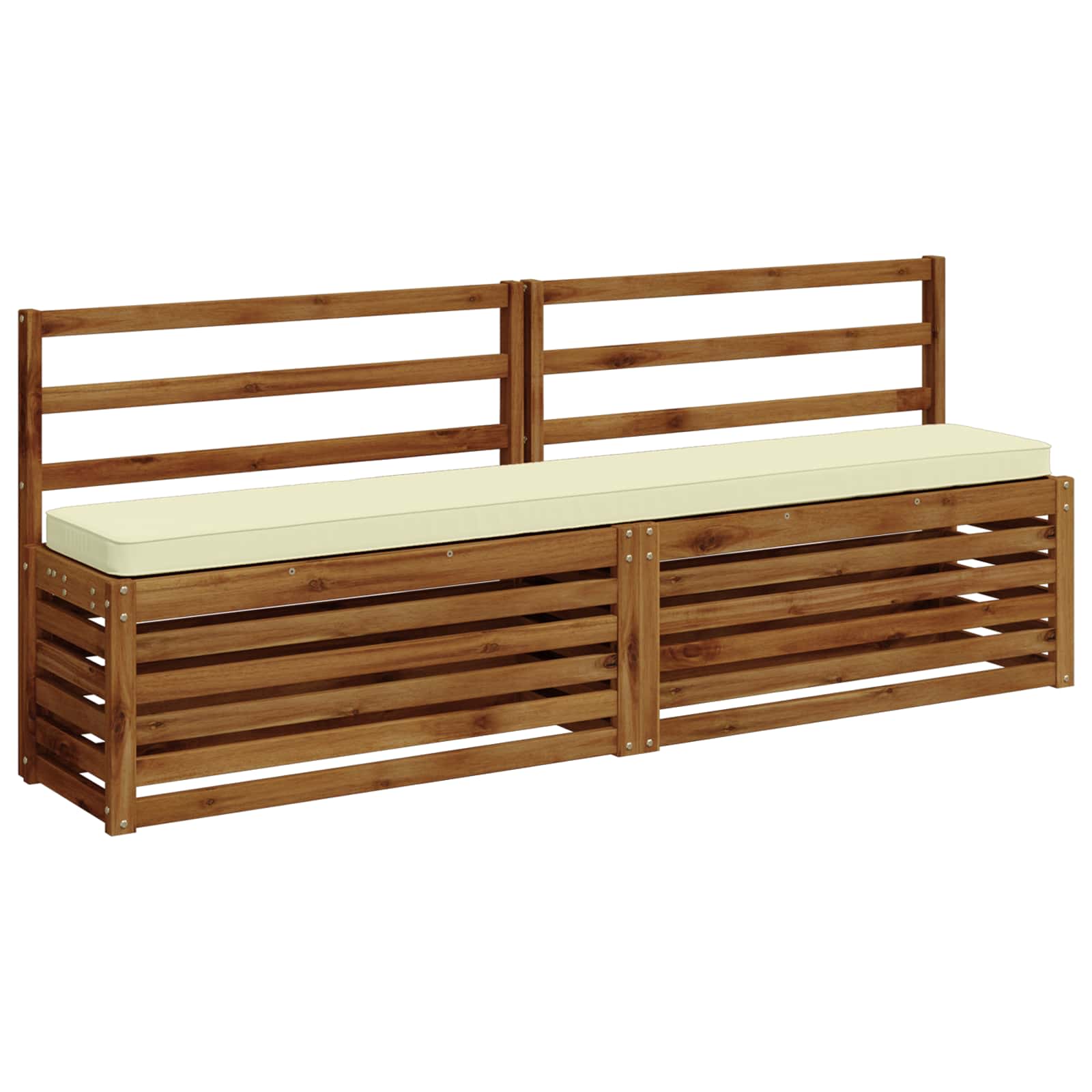 2 dalių suoliuko pagalvės VUGHT 2 pcs 100% poliesteris Kreminė