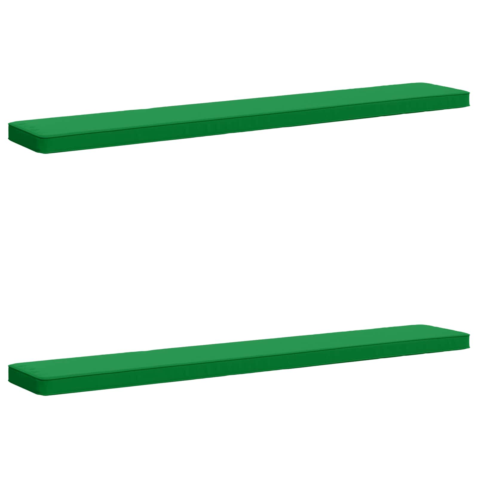 2 dalių suoliuko pagalvės VUGHT 2 pcs 100% poliesteris Žalia