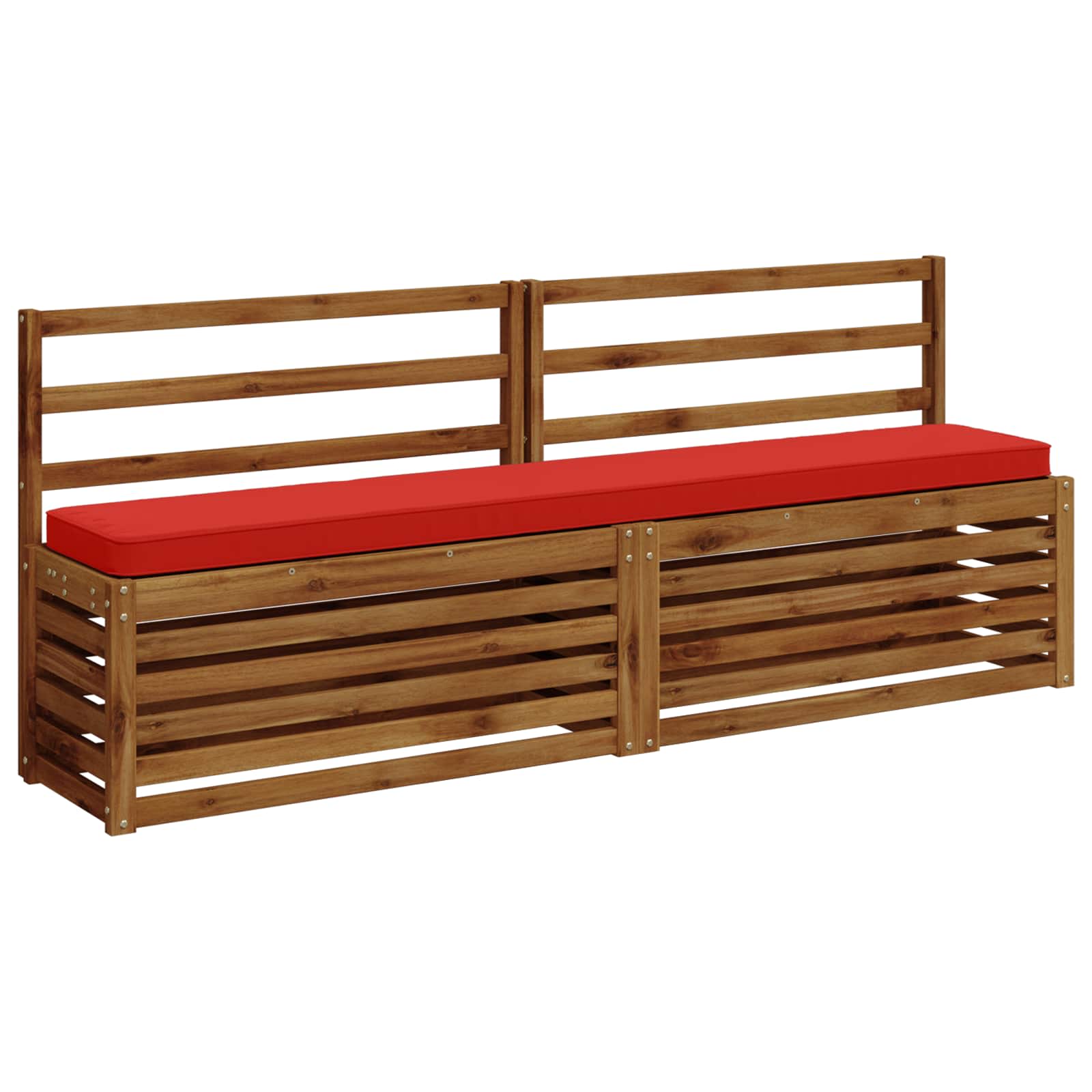 2 dalių suoliuko pagalvės VUGHT 2 pcs 100% poliesteris Raudona