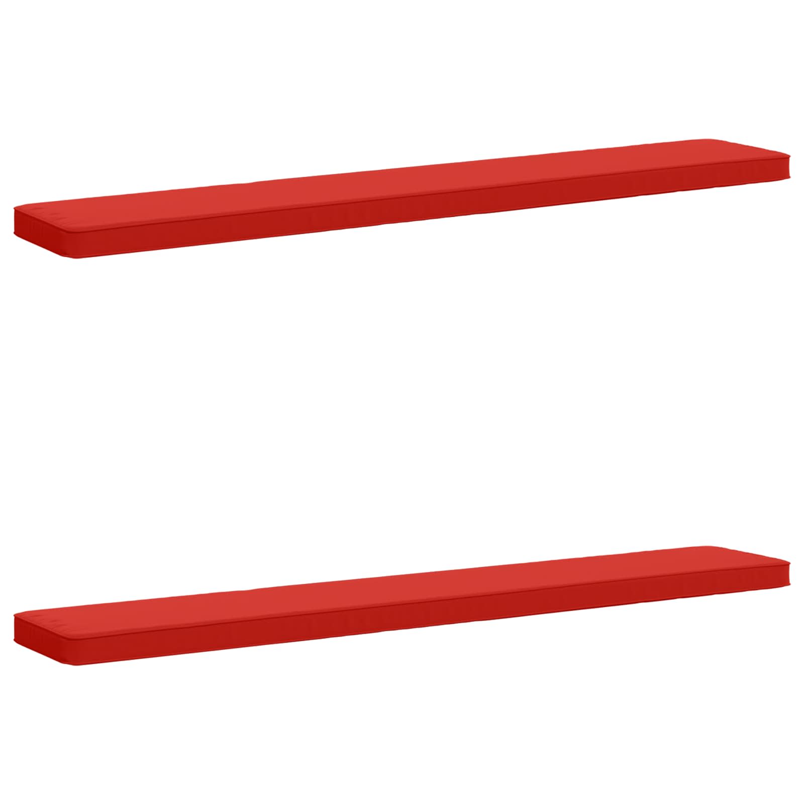 2 dalių suoliuko pagalvės VUGHT 2 pcs 100% poliesteris Raudona