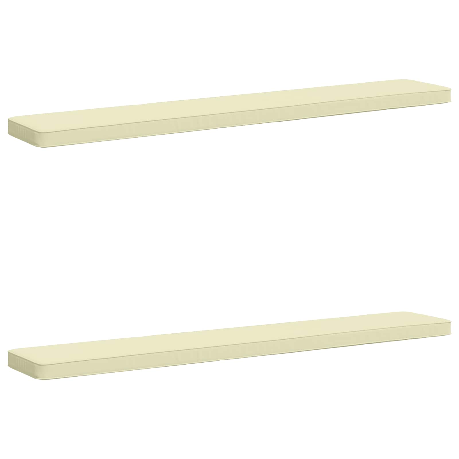 2 dalių suoliuko pagalvės VUGHT 2 pcs 100% poliesteris Kreminė