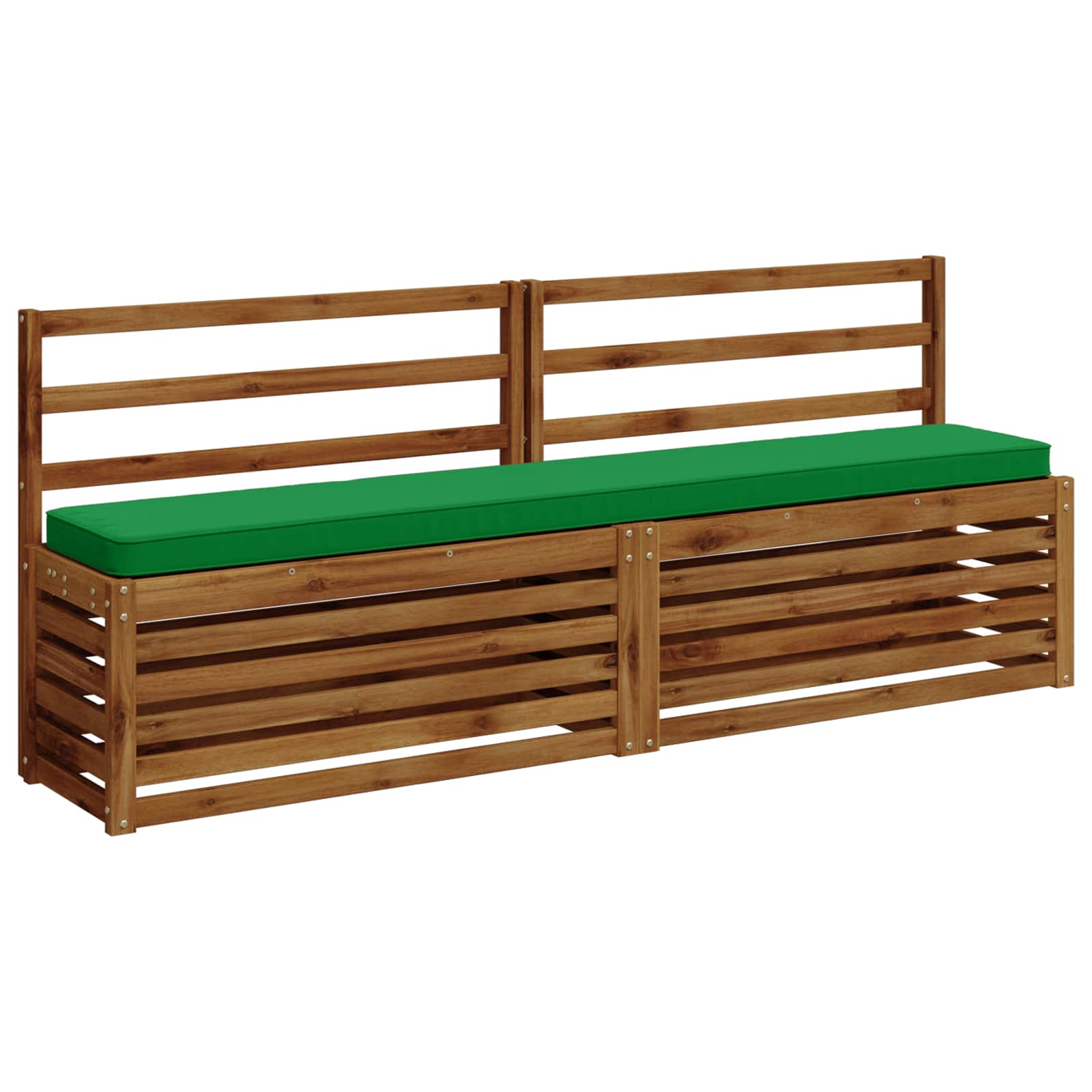 2 dalių suoliuko pagalvės VUGHT 2 pcs 100% poliesteris Žalia