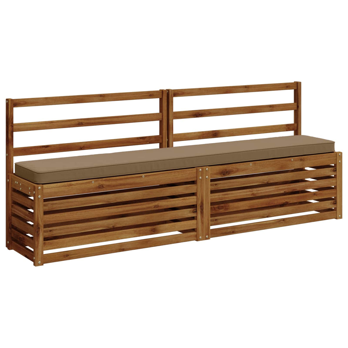 2 dalių suoliuko pagalvės VUGHT 2 pcs 100% poliesteris Taupe