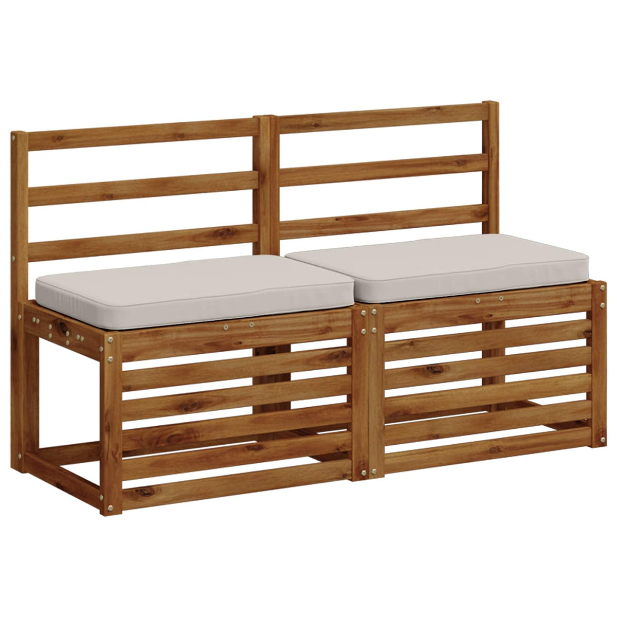 2 dalių suoliuko pagalvės VUGHT 2 pcs 100% poliesteris Balta