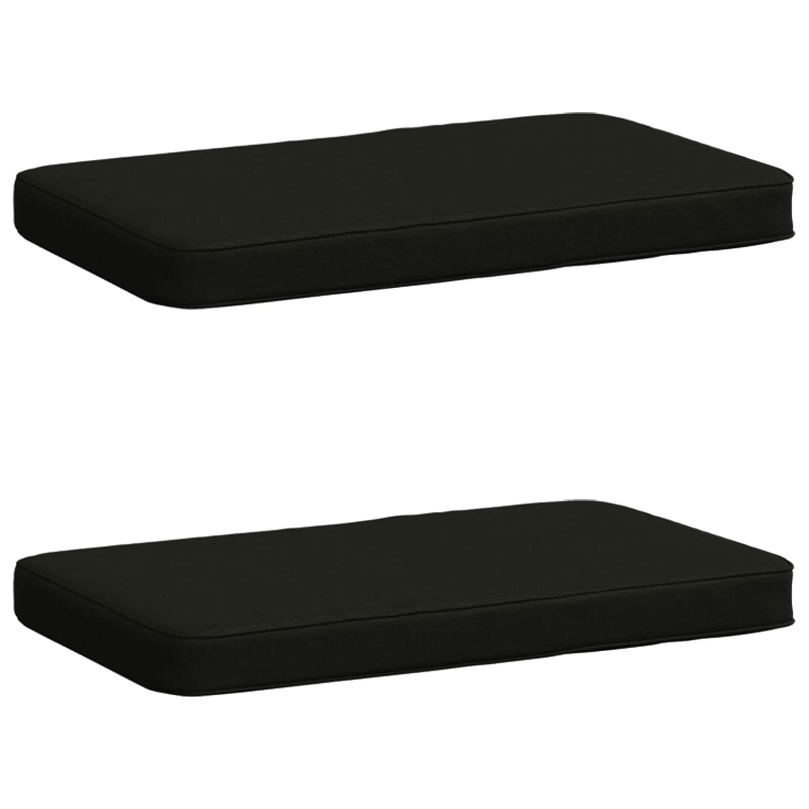 2 dalių suoliuko pagalvės VUGHT 2 pcs 100% poliesteris Juoda