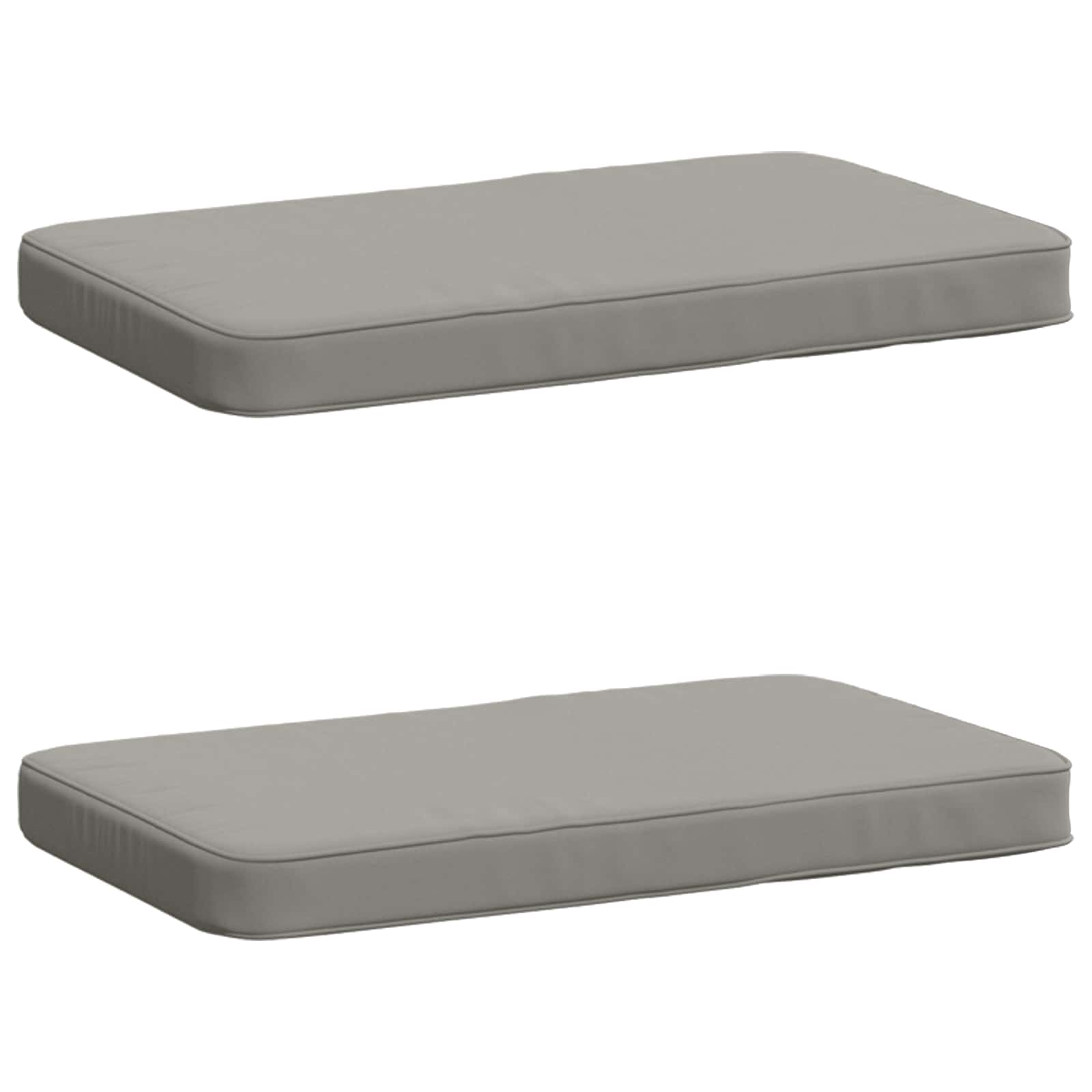 2 dalių suoliuko pagalvės VUGHT 2 pcs 100% poliesteris Pilka