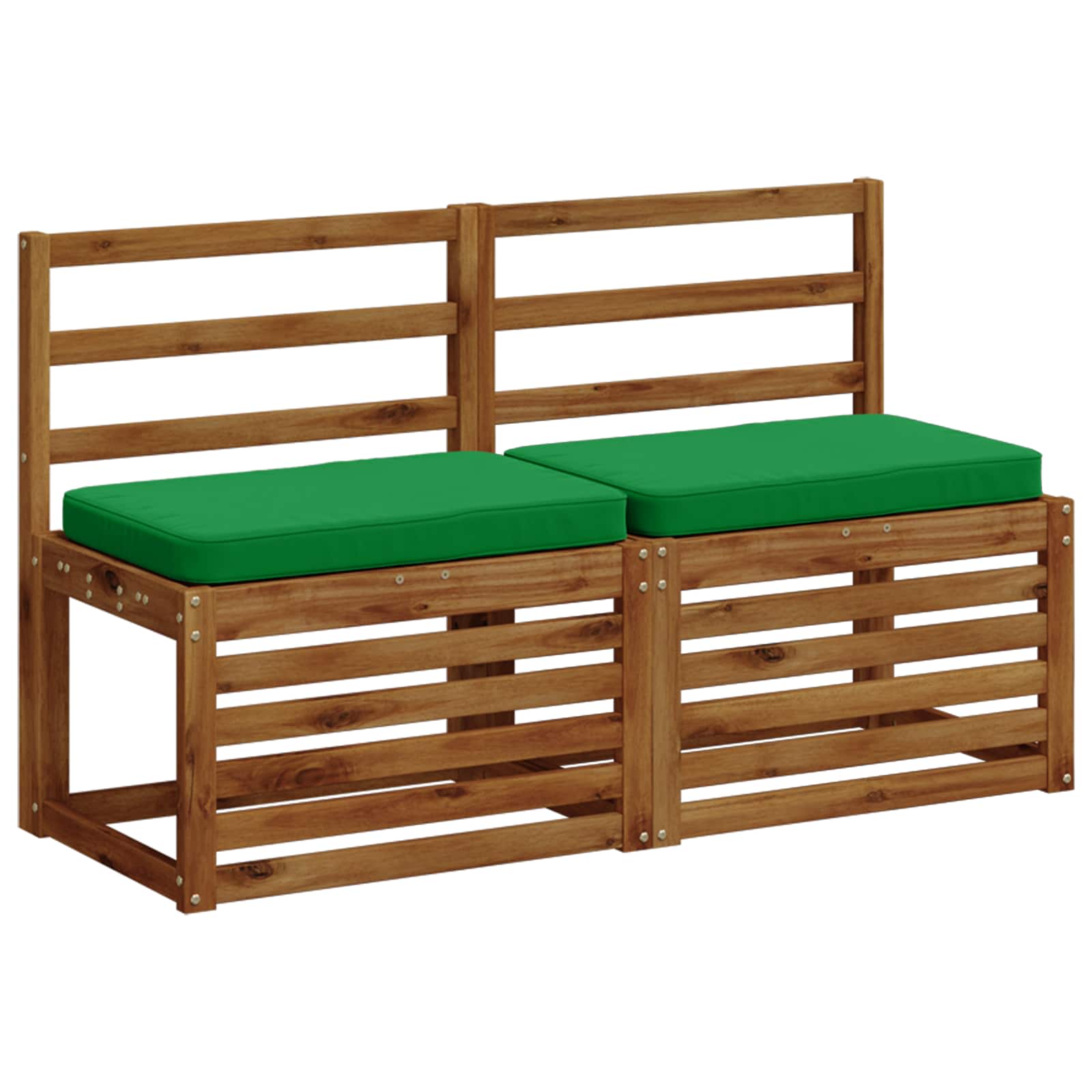2 dalių suoliuko pagalvės VUGHT 2 pcs 100% poliesteris Žalia