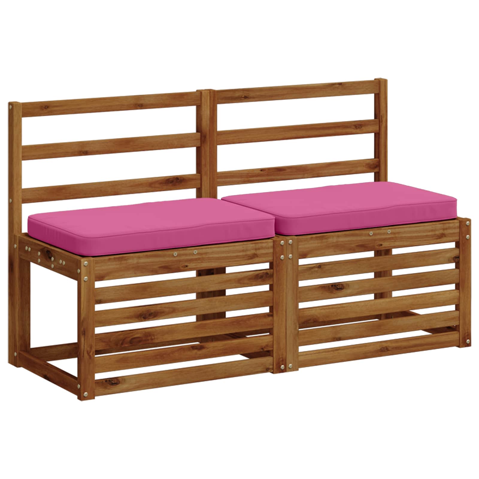 2 dalių suoliuko pagalvės VUGHT 2 pcs 100% poliesteris Rožinė