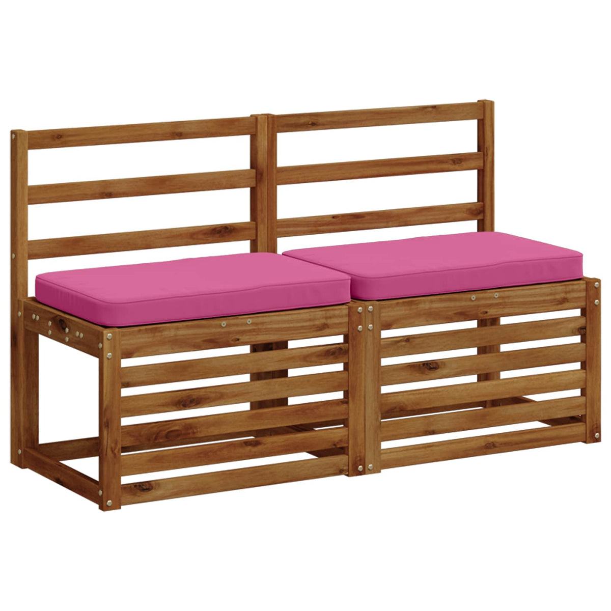 2 dalių suoliuko pagalvės VUGHT 2 pcs 100% poliesteris Rožinė