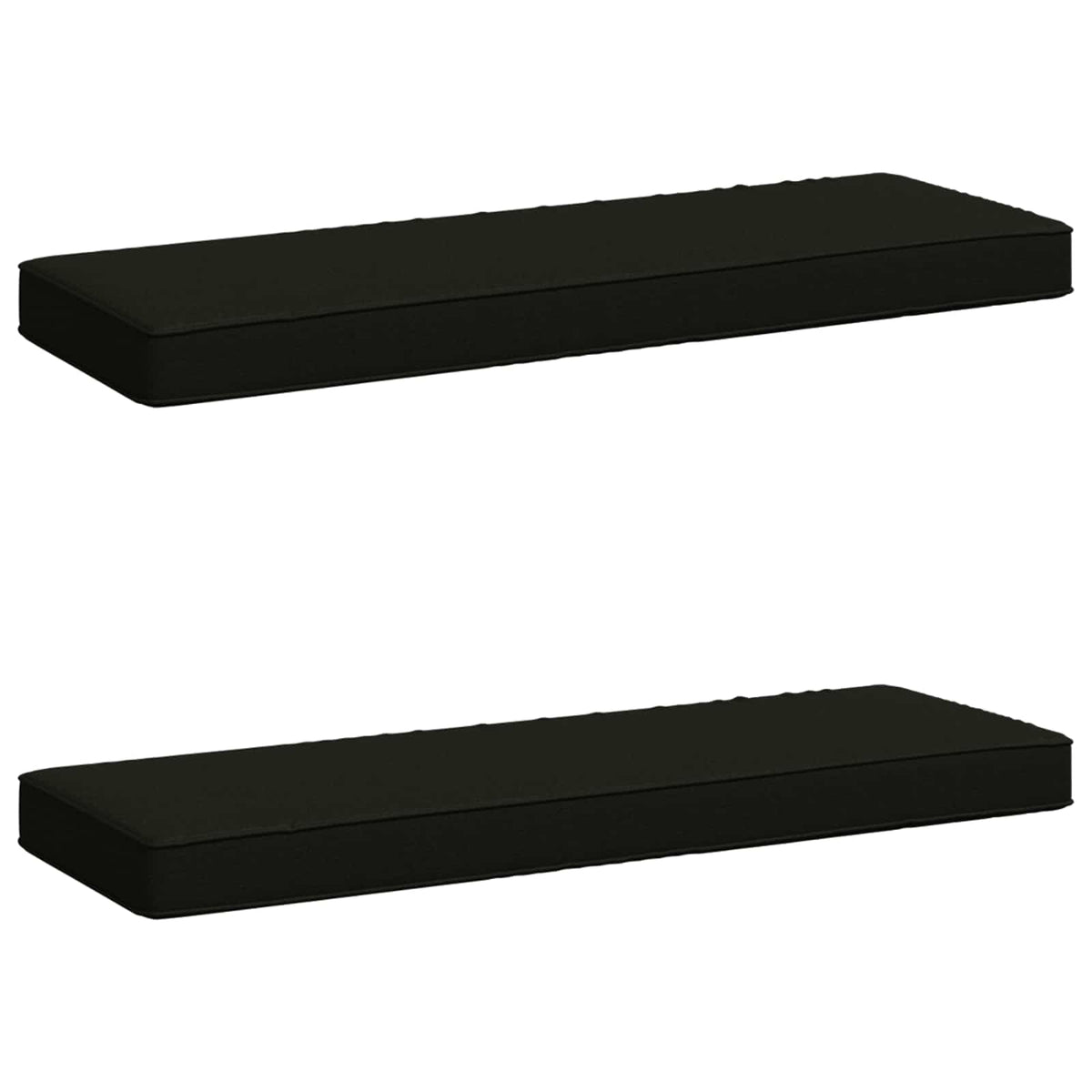 2 dalių suoliuko pagalvės VUGHT 2 pcs 100% poliesteris Juoda