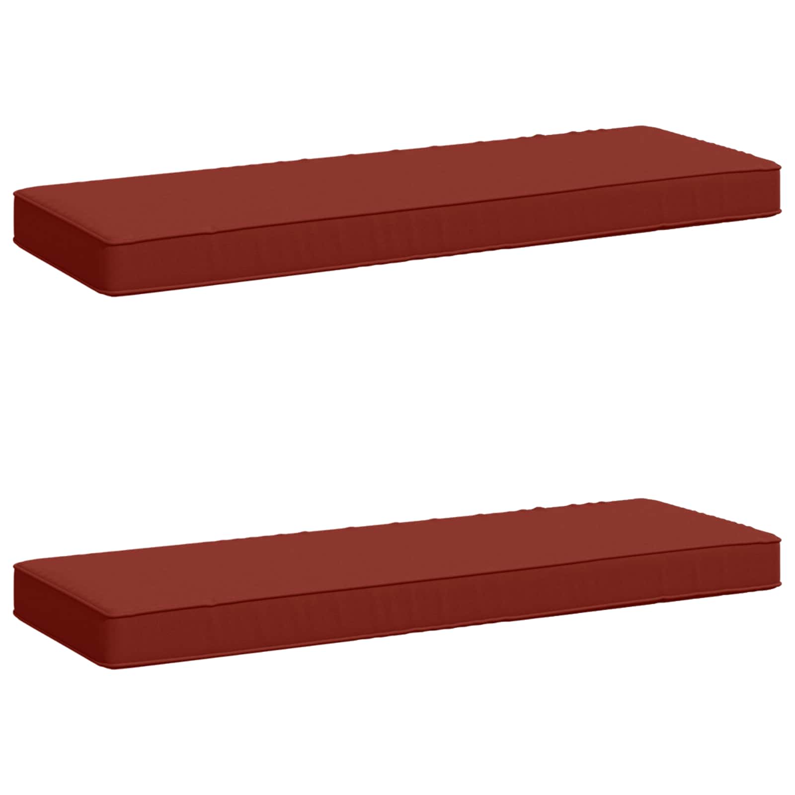2 dalių suoliuko pagalvės VUGHT 2 pcs 100% poliesteris Raudona