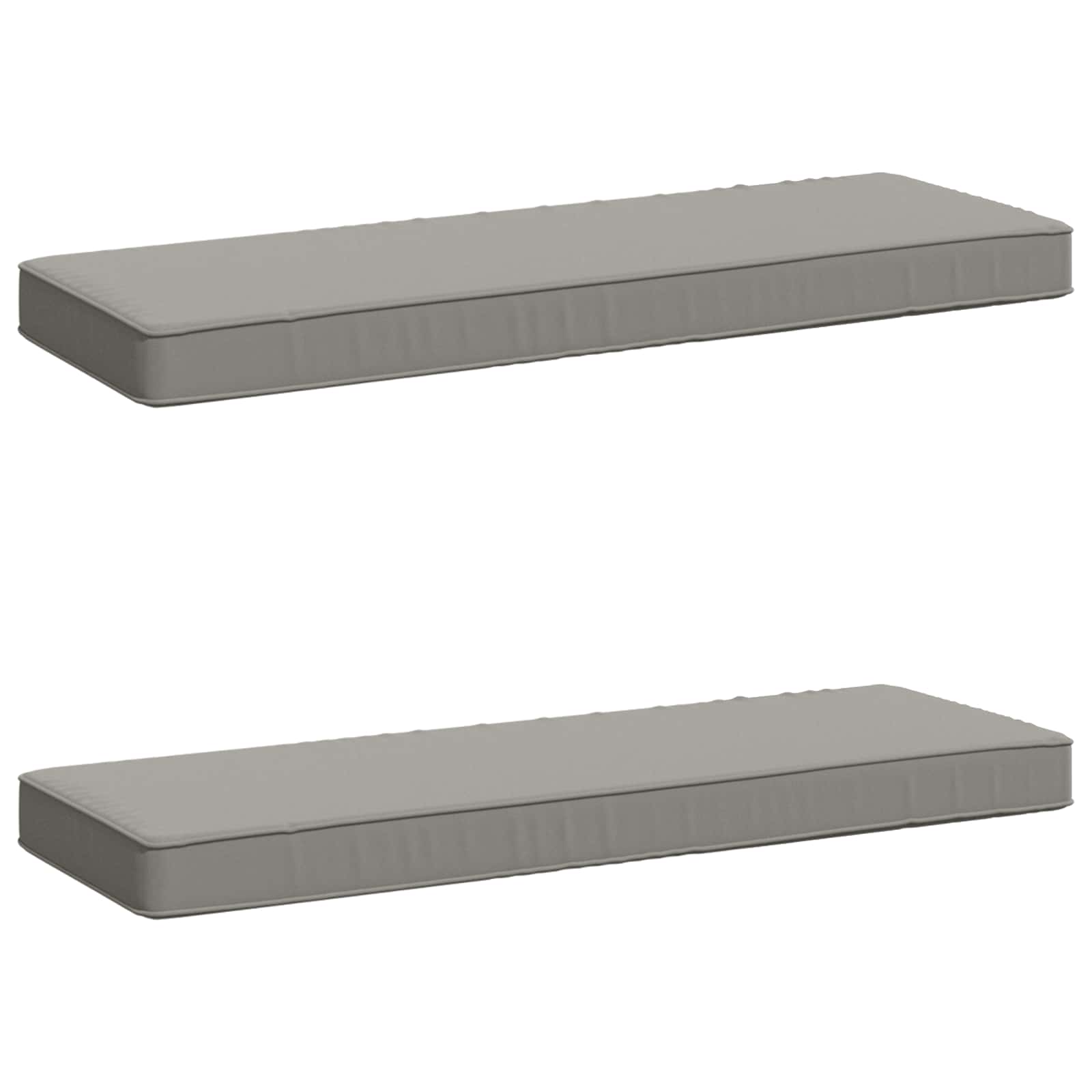 2 dalių suoliuko pagalvės VUGHT 2 pcs 100% poliesteris Pilka