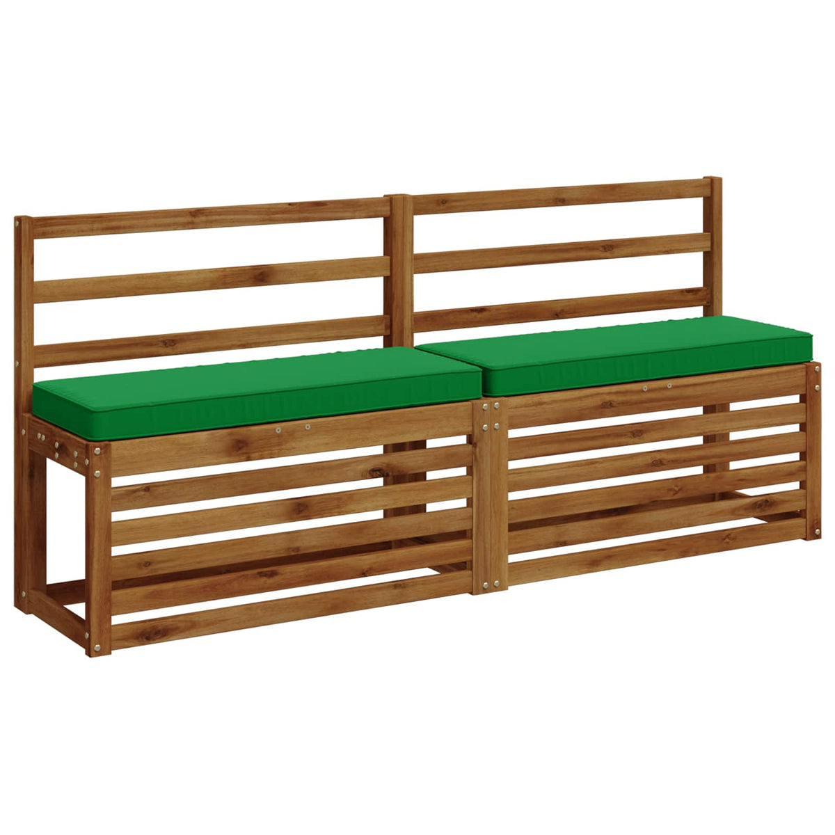 2 dalių suoliuko pagalvės VUGHT 2 pcs 100% poliesteris Žalia
