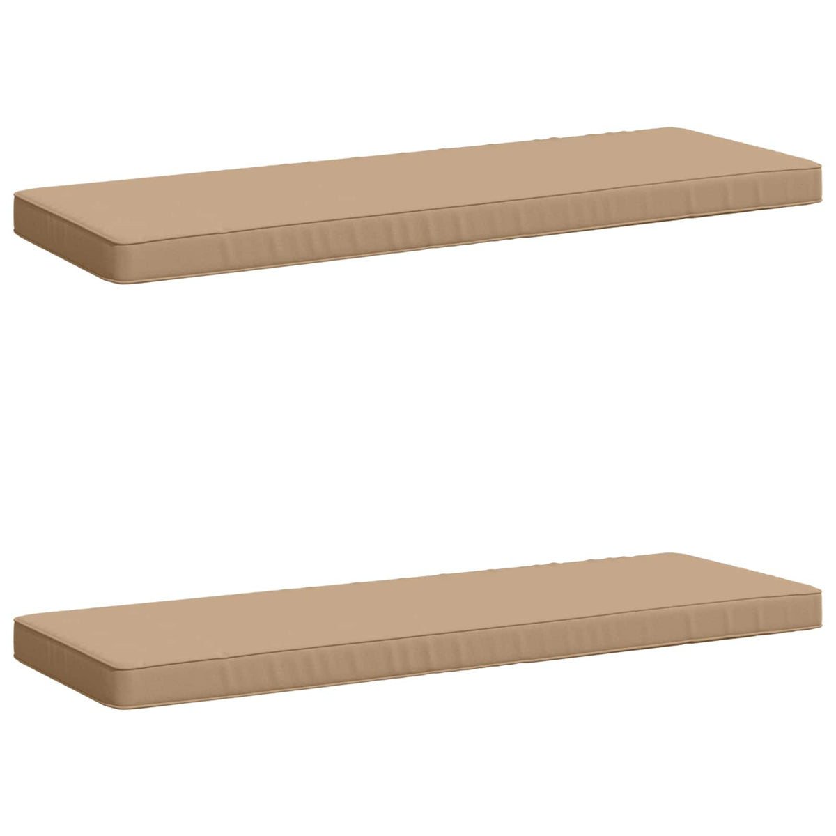 2 dalių suoliuko pagalvės VUGHT 2 vnt. 100% poliesteris Smėlio