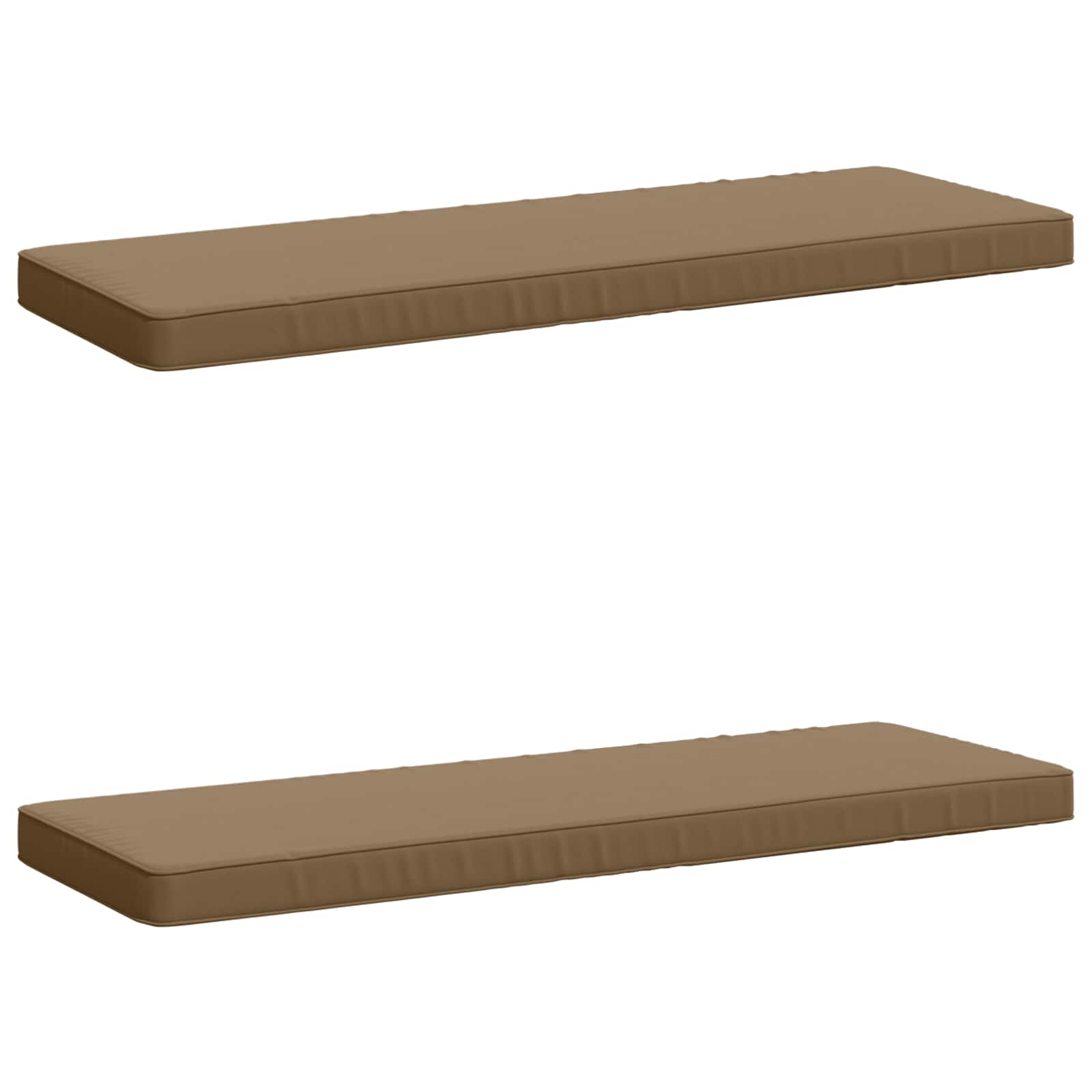 2 dalių suoliuko pagalvės VUGHT 2 vnt. 100% poliesteris Taupe