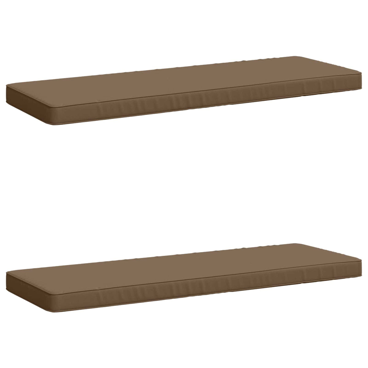 2 dalių suoliuko pagalvės VUGHT 2 vnt. 100% poliesteris Taupe