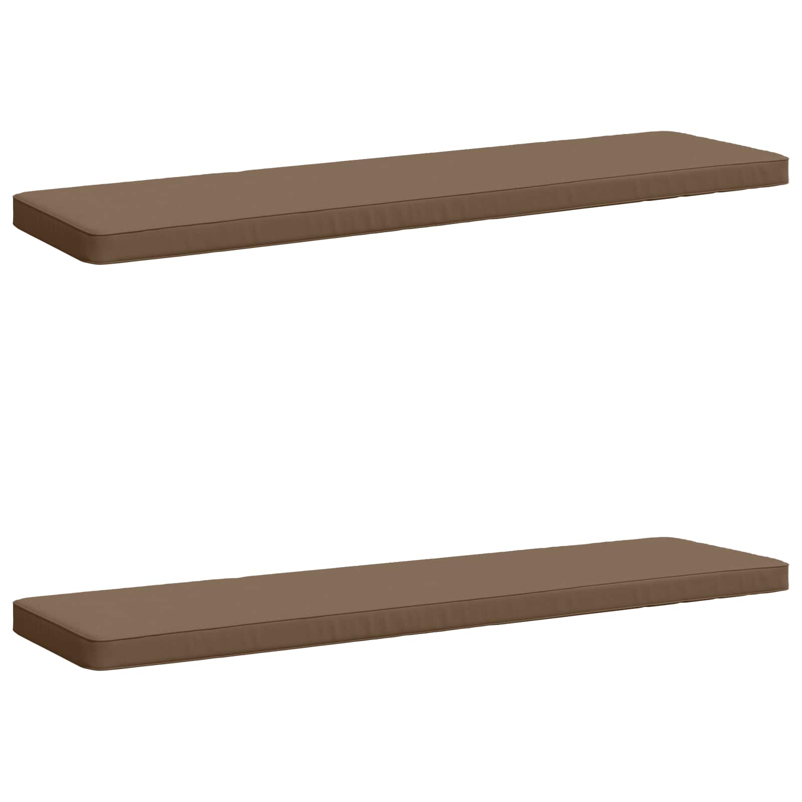 2 dalių suoliuko pagalvės VUGHT 2 vnt. 100% poliesteris Taupe