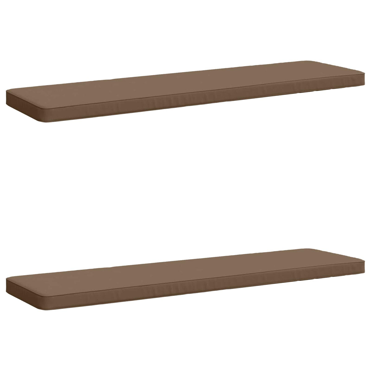 2 dalių suoliuko pagalvės VUGHT 2 vnt. 100% poliesteris Taupe